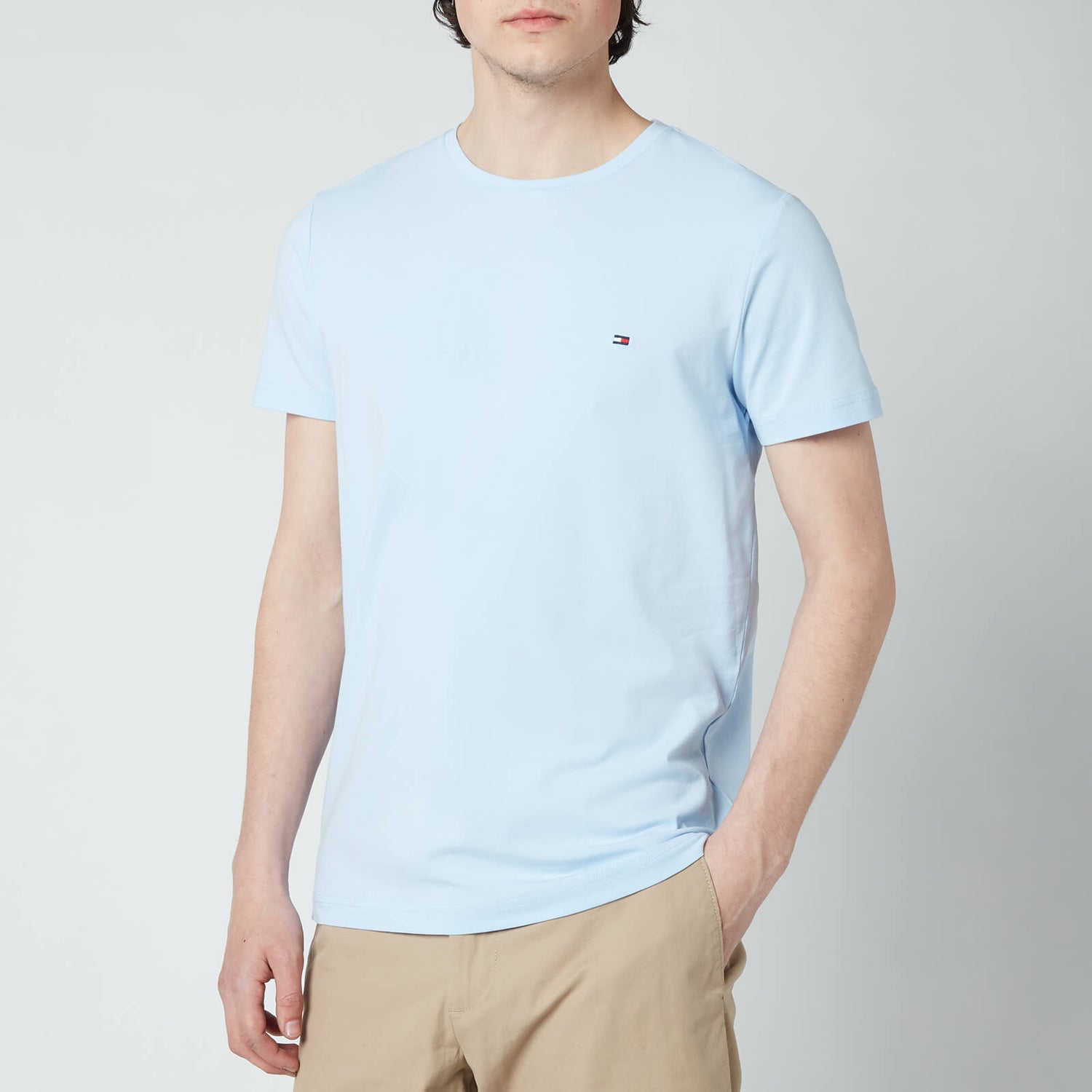 Tommy Hilfiger Men's Stretch Slim Fit T-Shirt - Sweet Blue