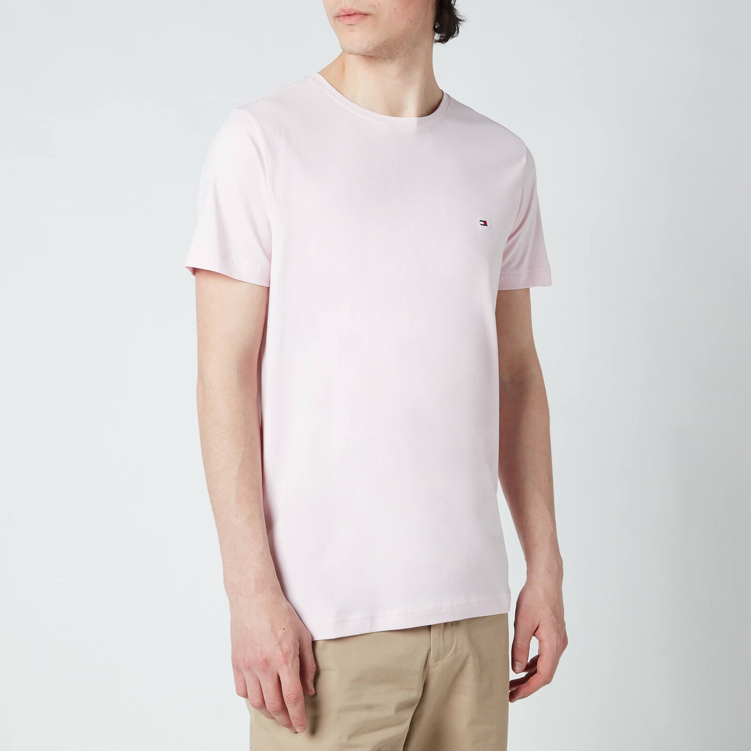 Tommy Hilfiger Men's Stretch Slim Fit T-Shirt - Light Pink
