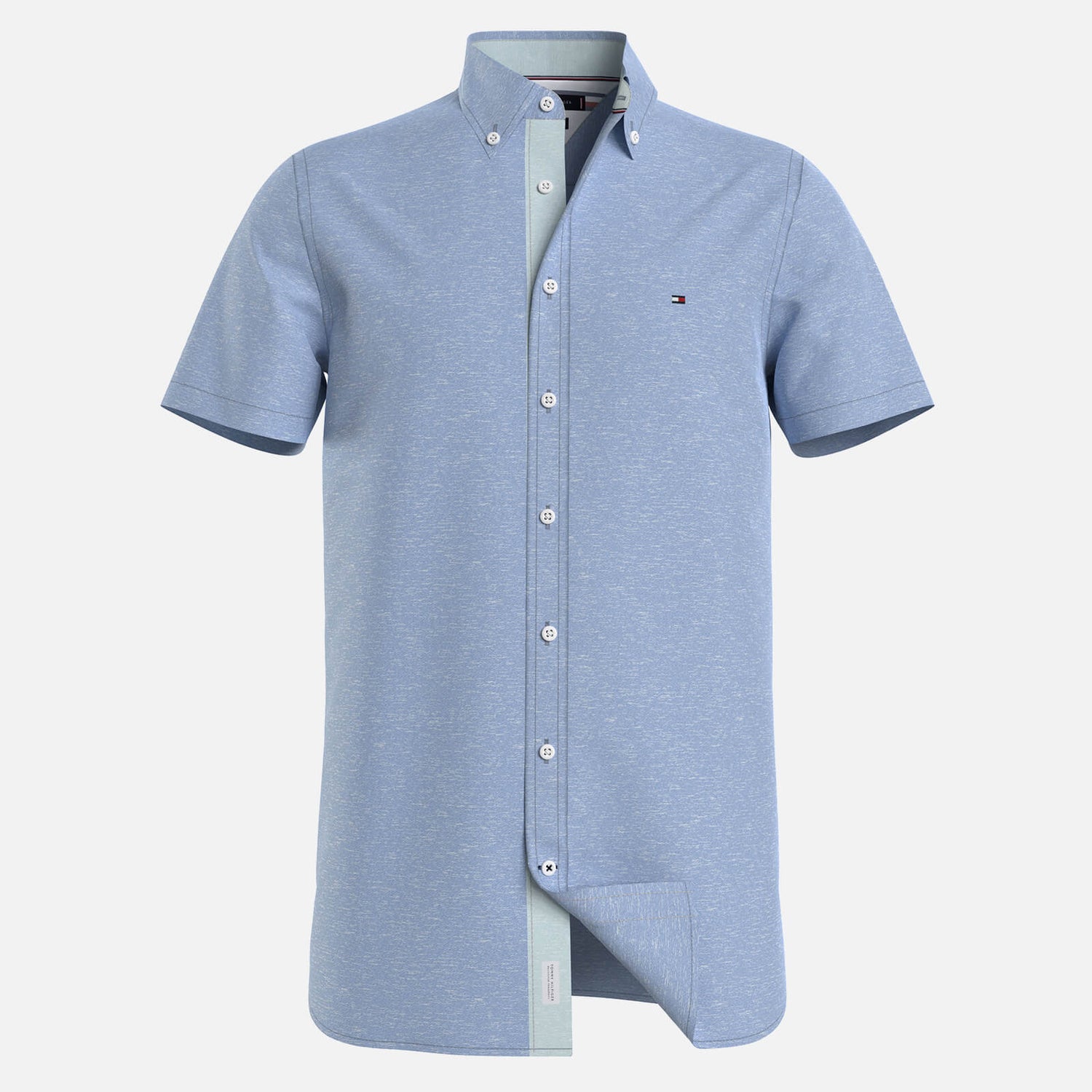 Tommy Hilfiger Men's Slim Fit Twill Shirt - Copenhagen Blue