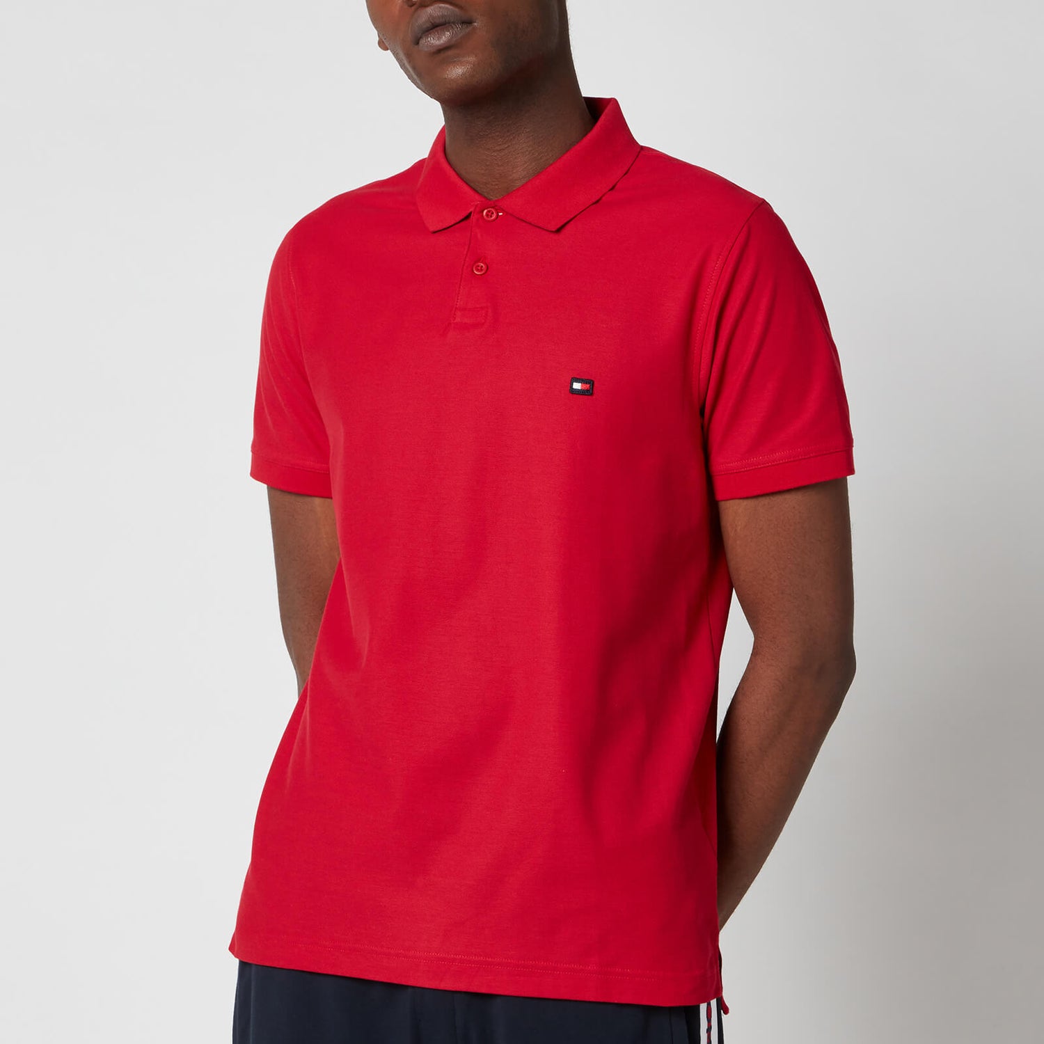 Tommy Hilfiger Men's 1985 Contrast Placket Slim Fit Polo Shirt - Primary Red