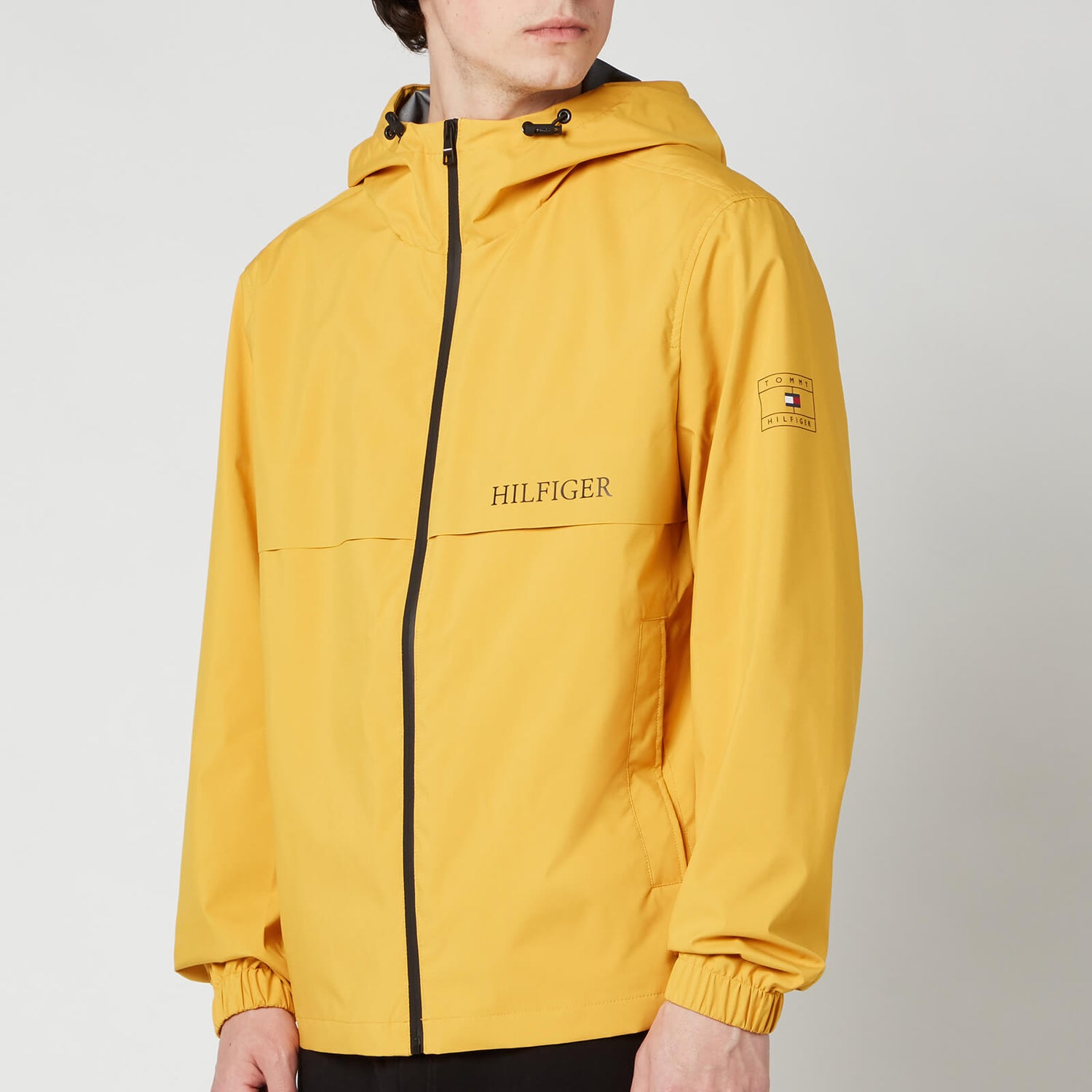 Tommy Hilfiger Men's Tech Hooded Jacket - Courtside Yellow