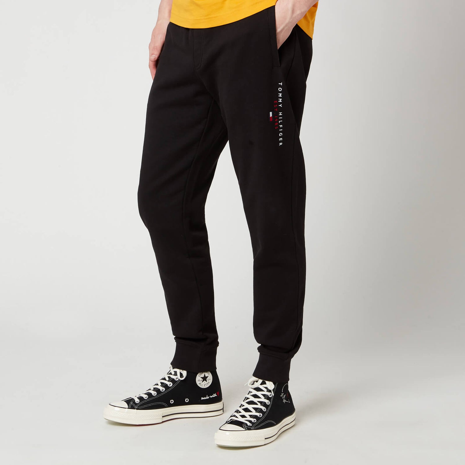 Tommy Hilfiger Men's Essential Sweatpants - Black