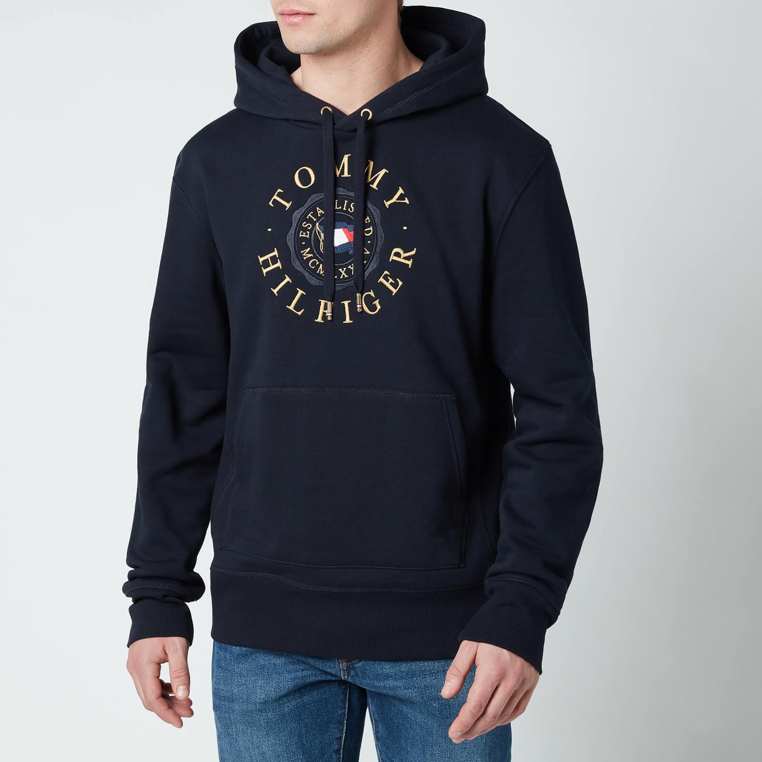Tommy Hilfiger Men's Icon Coin Pullover Hoodie - Desert Sky