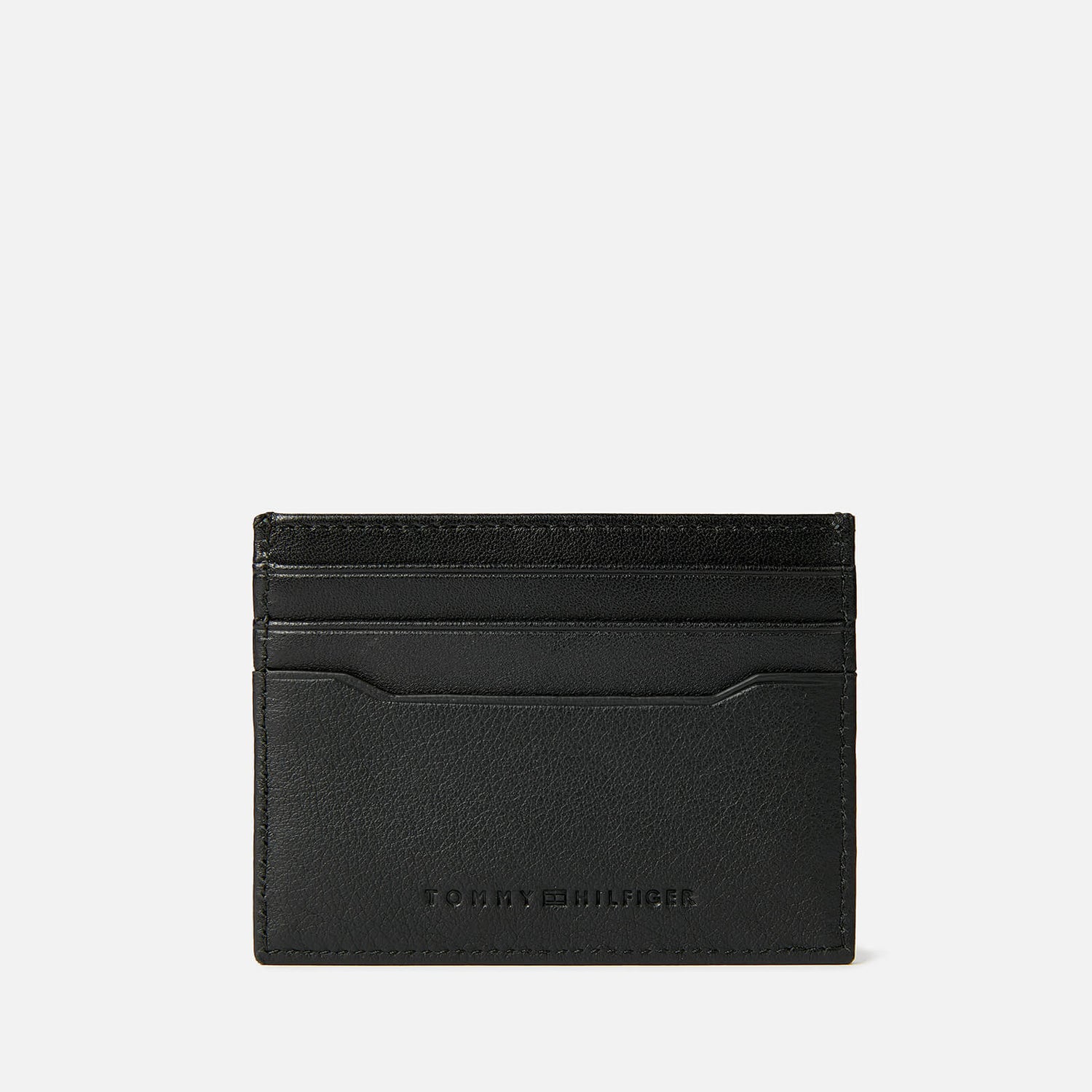 Tommy Hilfiger Men's Downtown Leather Cardholder - Black