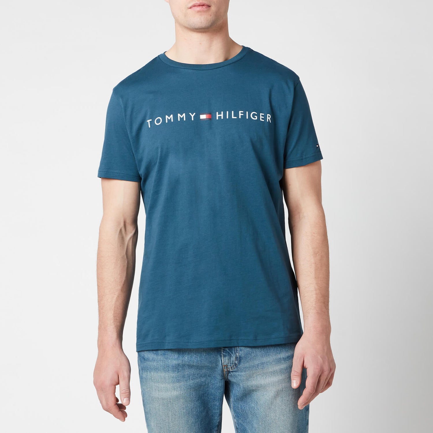 Tommy Hilfiger Men's Logo Crewneck T-Shirt - Lakeside