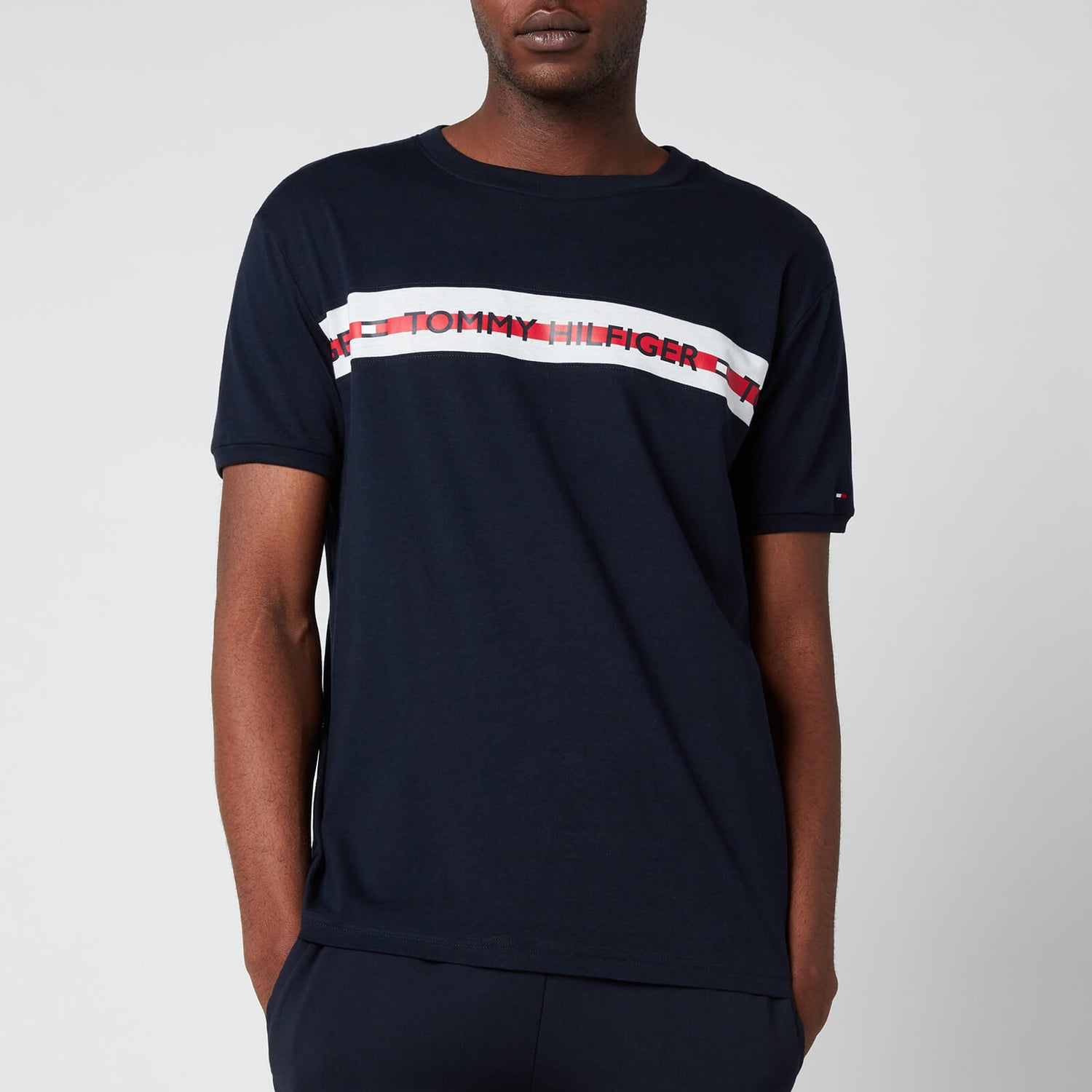 Tommy Hilfiger Men's Logo Crewneck T-Shirt - Desert Sky