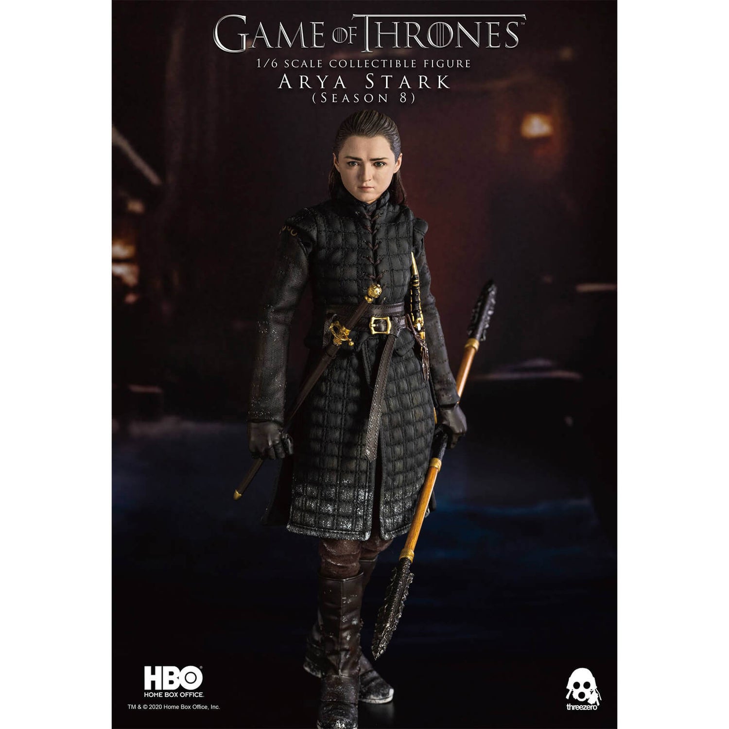 Threezero Game of Thrones 1/6 Scale Collectible Figure - Arya Stark (Season 8)