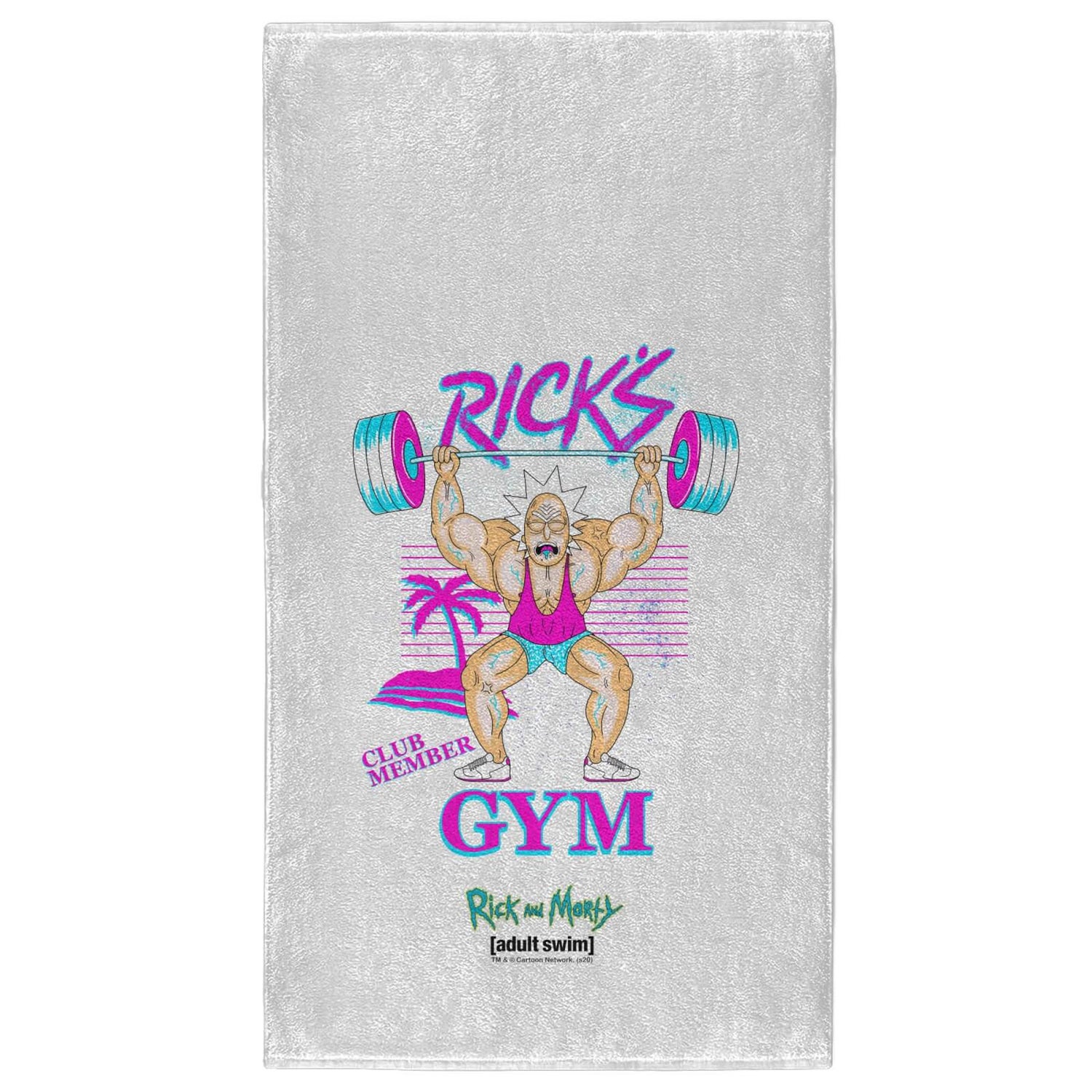 Rick and Morty Ricks Gym - Fitness Towel