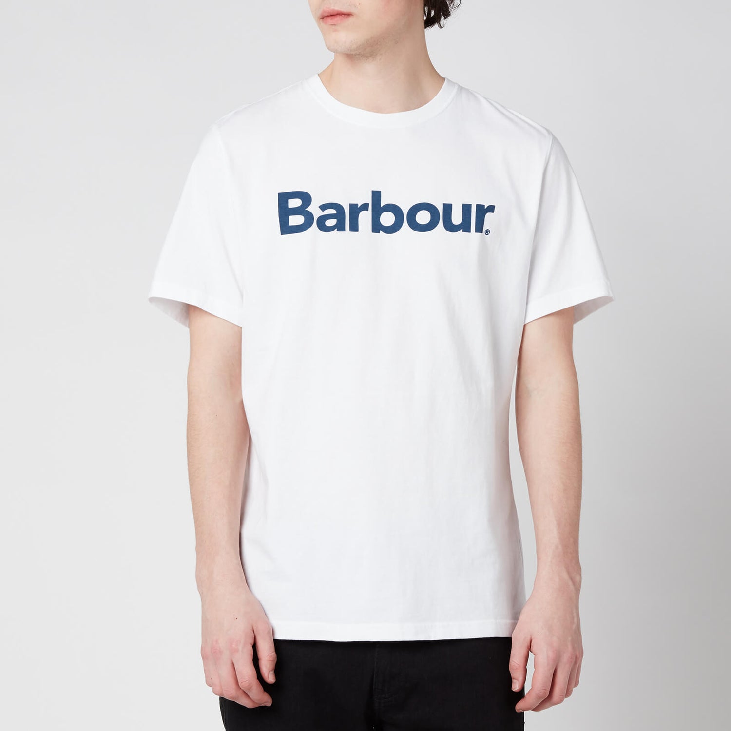 Barbour Heritage Men's Logo T-Shirt - White - S