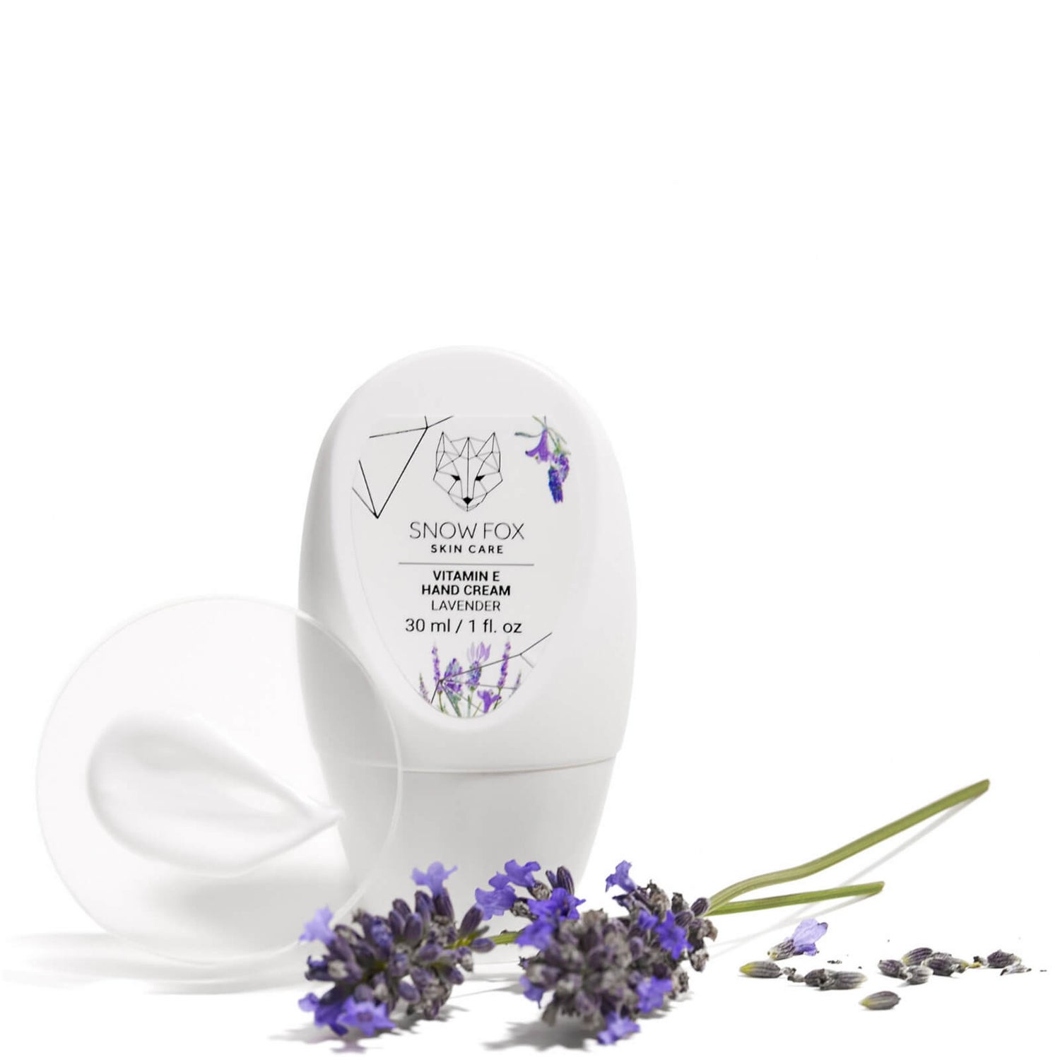 Snow Fox Skincare Vitamin E Hand Cream 1 oz - Lavender
