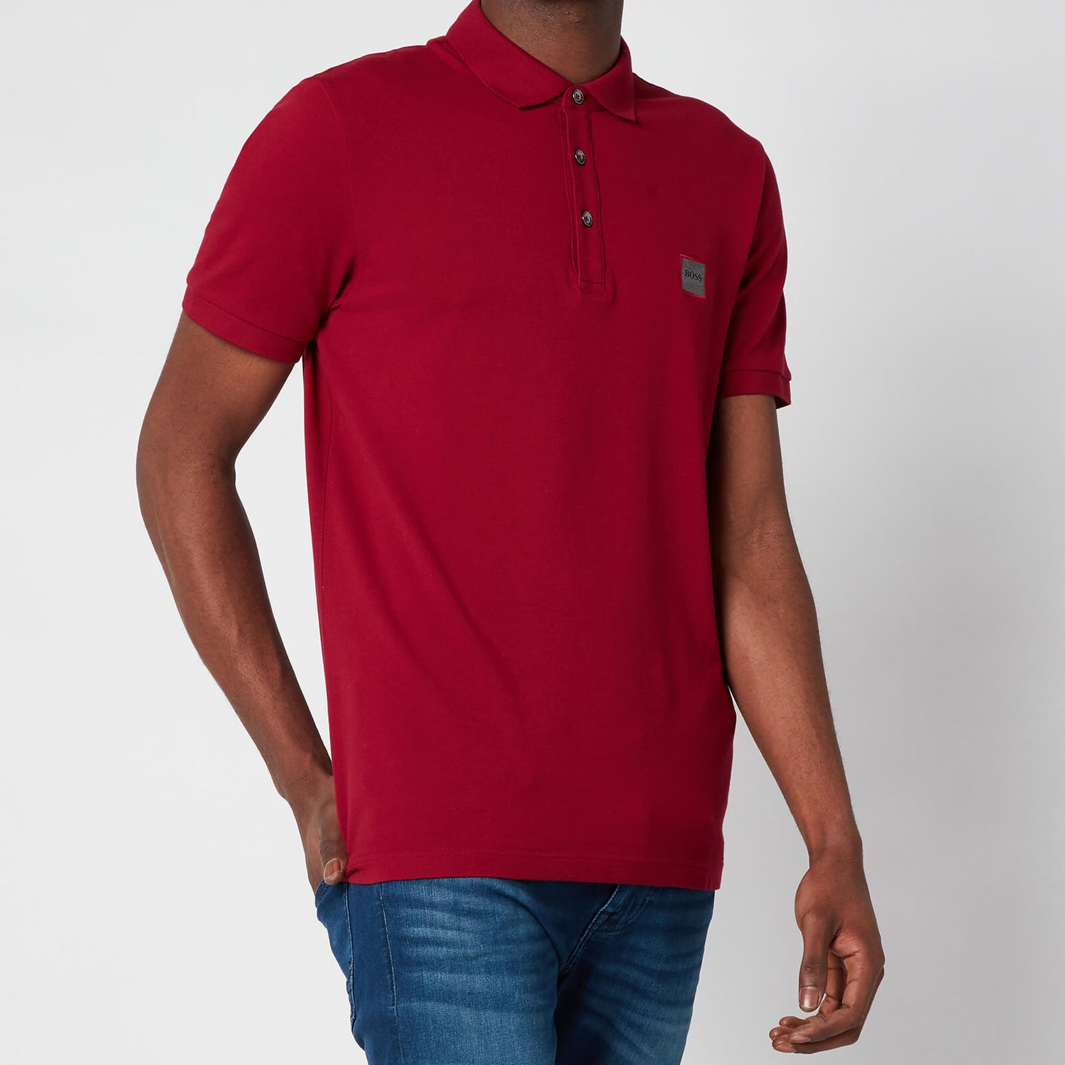 BOSS Casual Men's Passenger Polo Shirt - Dark Red