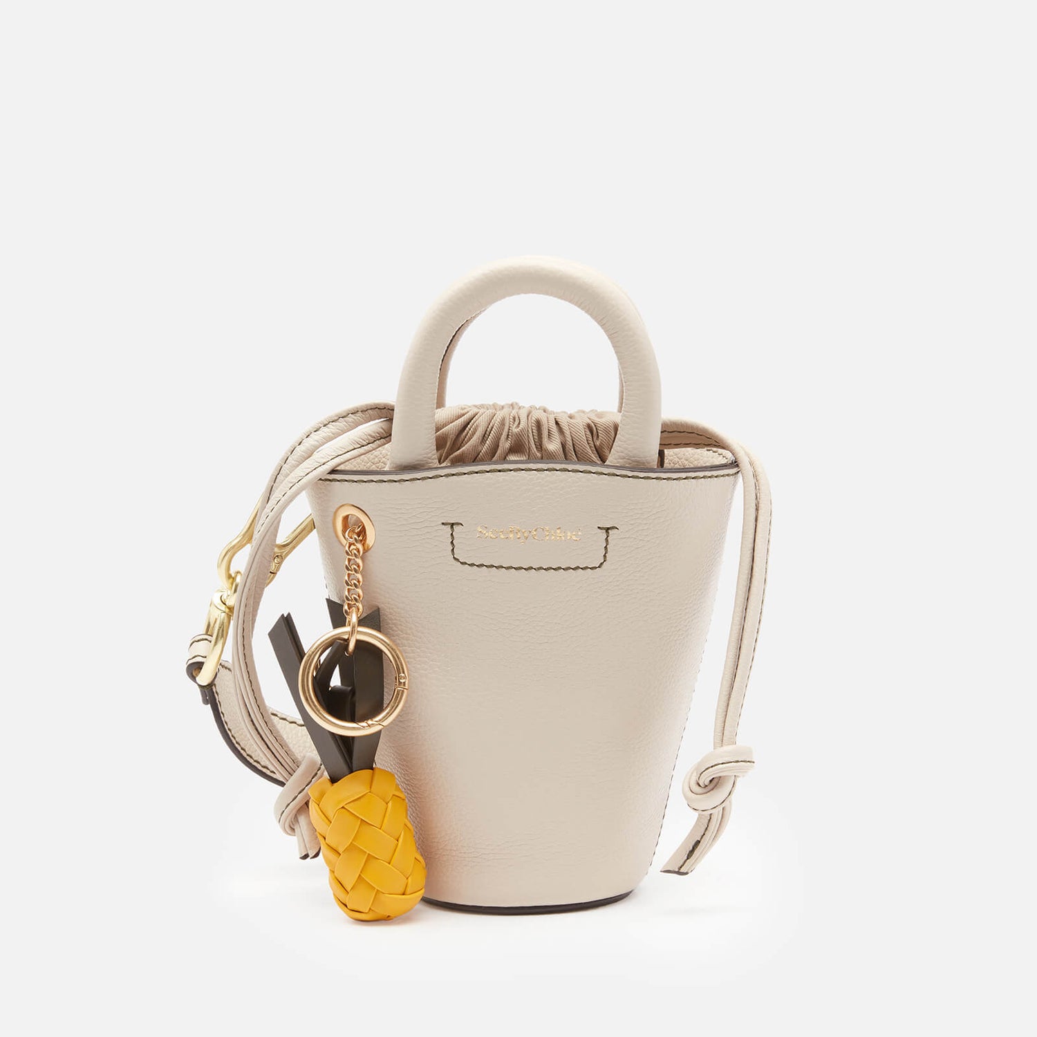 See by Chloé Women's Cecilya Mini Bucket Bag - Cement Beige