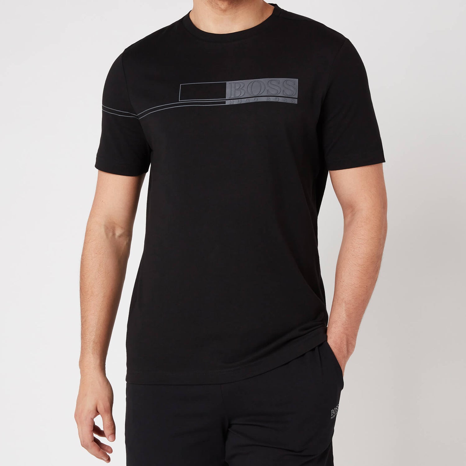 BOSS Athleisure Men's Tee 1 T-Shirt - Black