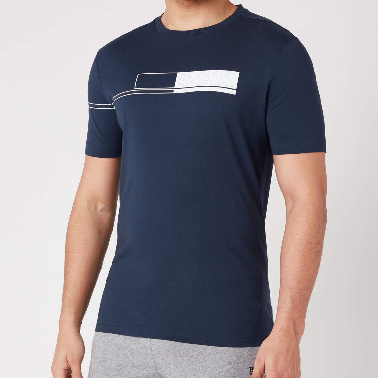 BOSS Athleisure Men's Tee 1 T-Shirt - Navy