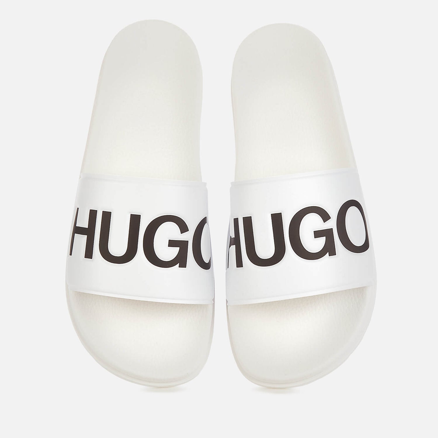 HUGO Men's Match Slide Sandals - Open White