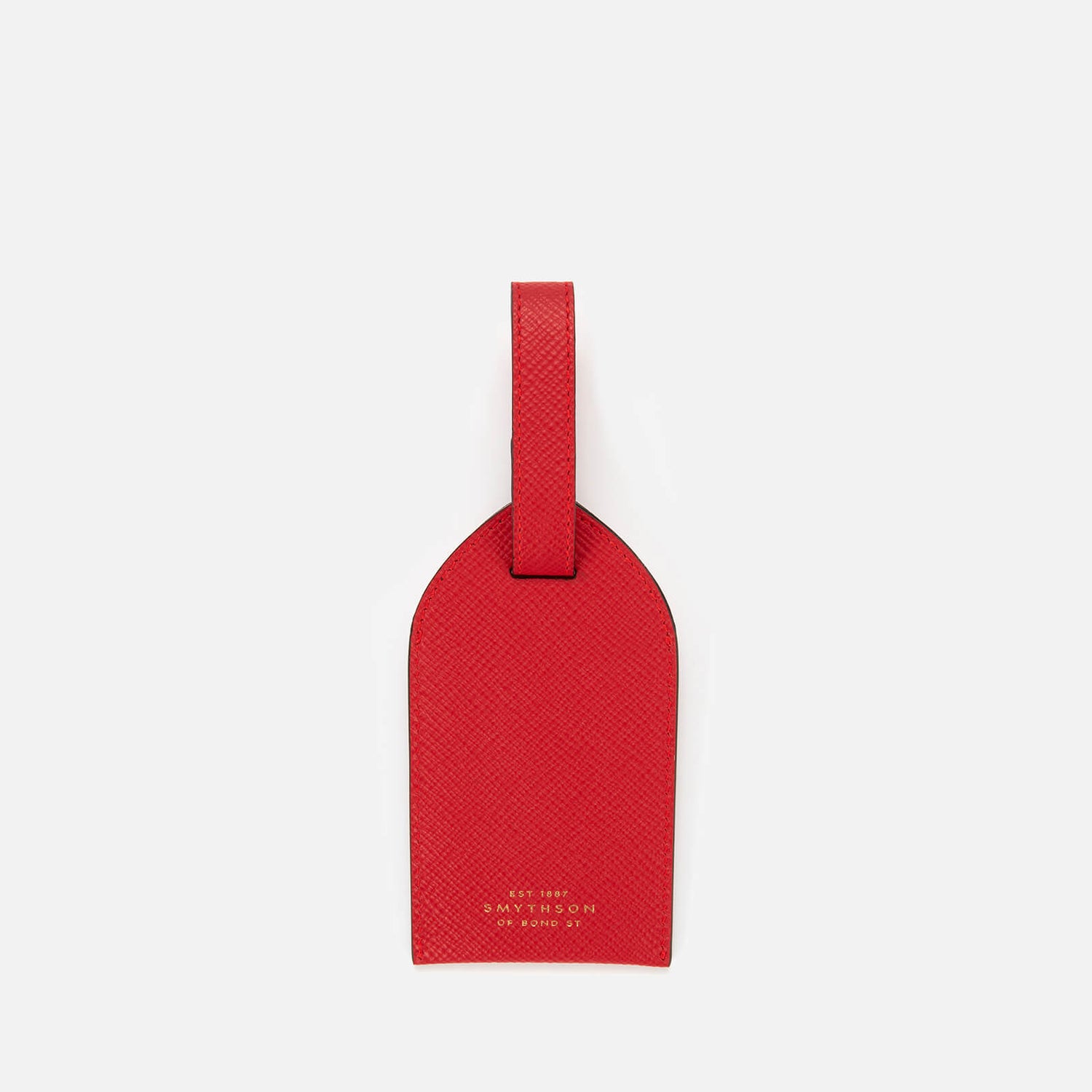 Smythson Women's Panama Luggage Tag - Scarlet Red
