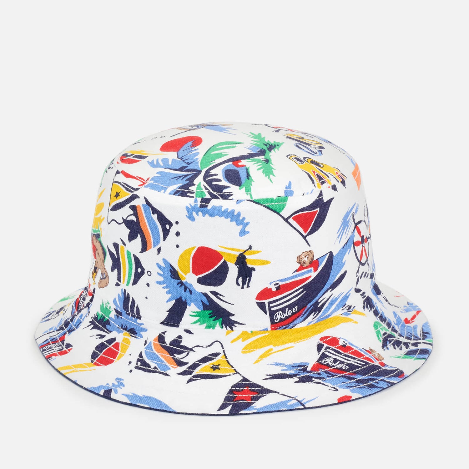 Polo Ralph Lauren Boys' Bucket Hat - Bear-Waiian Print