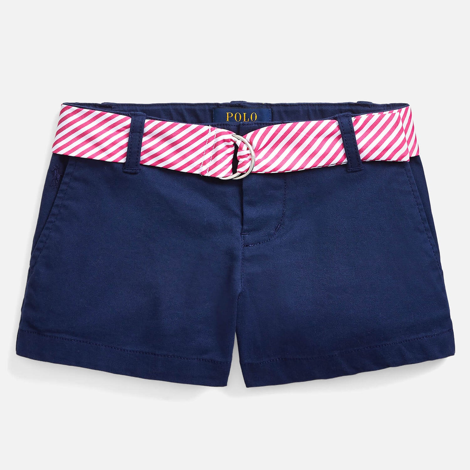 Polo Ralph Lauren Girls' Belted Shorts - Navy - 4 Years