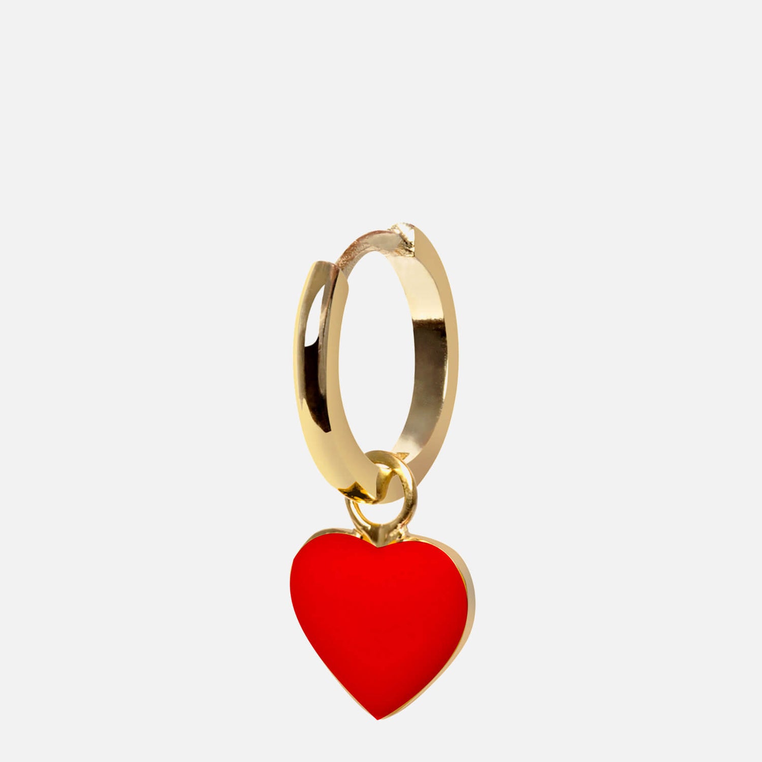 Wilhelmina Garcia Women's Heart Earring - Gold