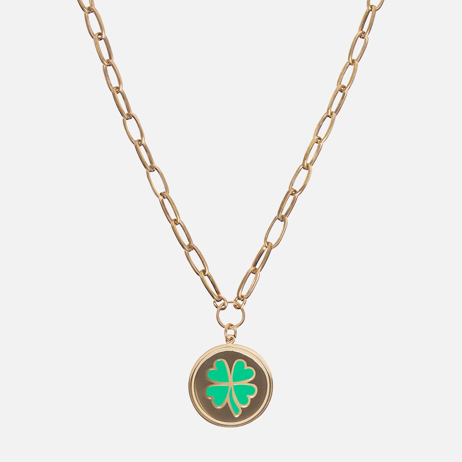 Wilhelmina Garcia Women's Clover Necklace - Gold