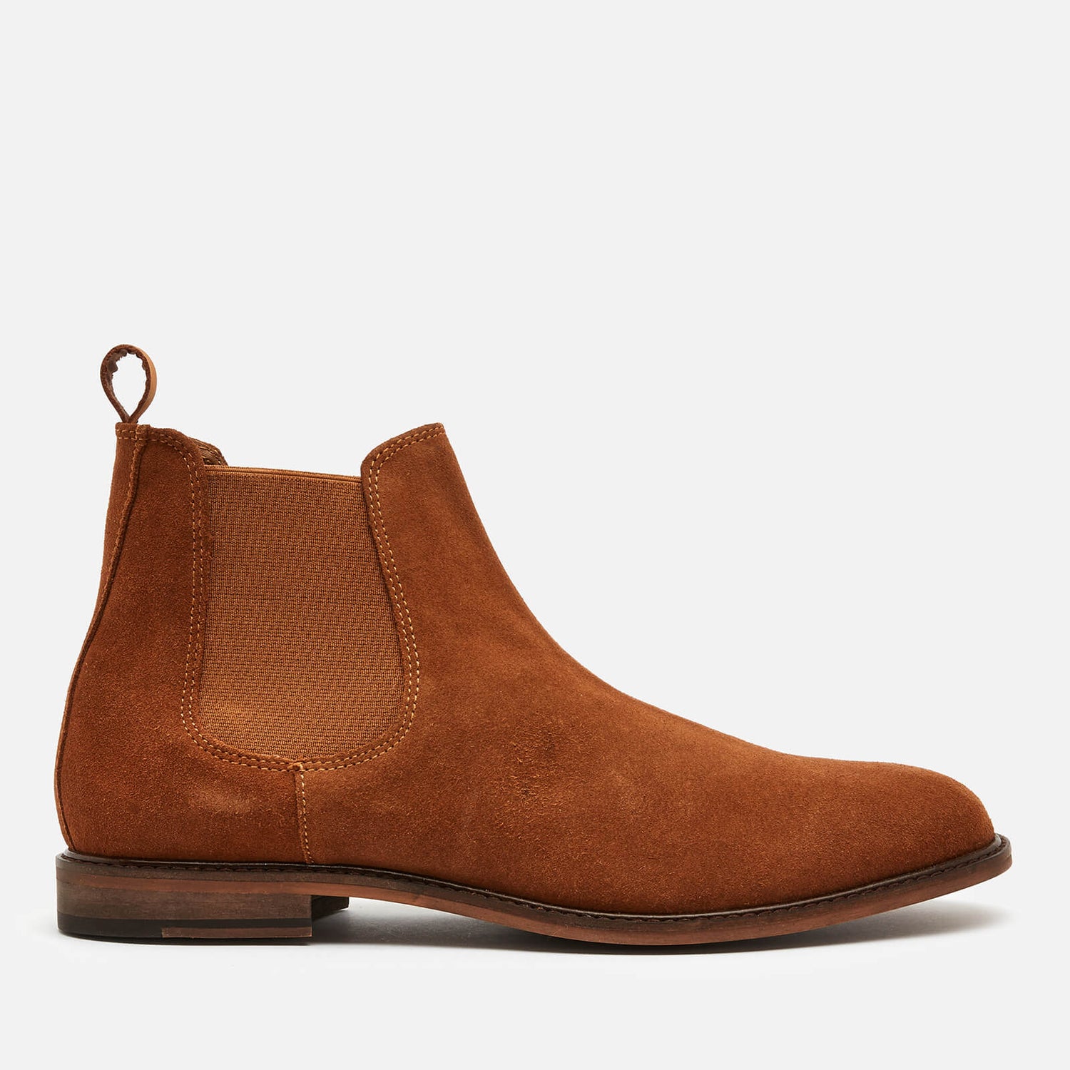 Walk London Men's Carter Suede Chelsea Boots - Tan