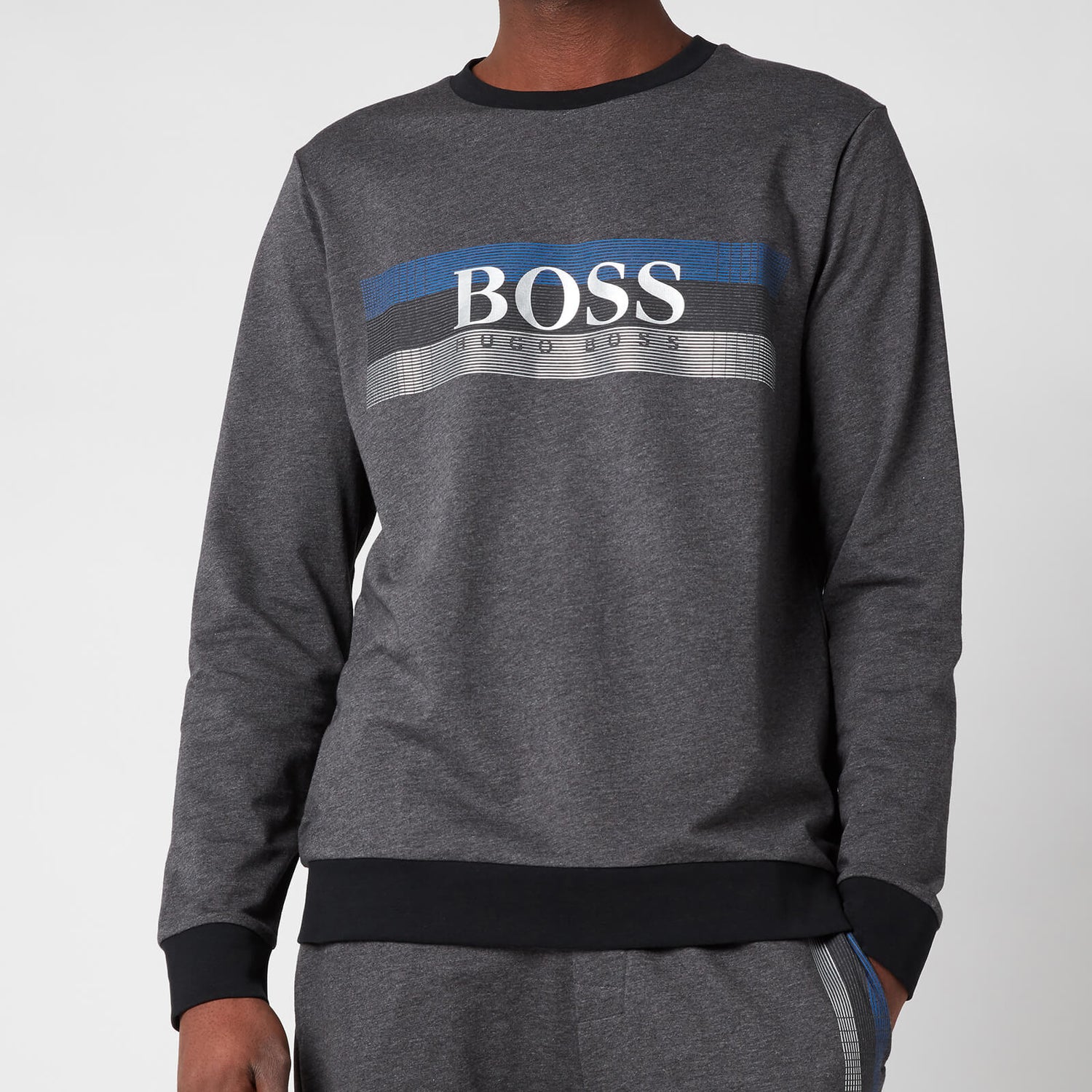 BOSS Loungewear Men's Authentic Sweatshirt - Dark Grey