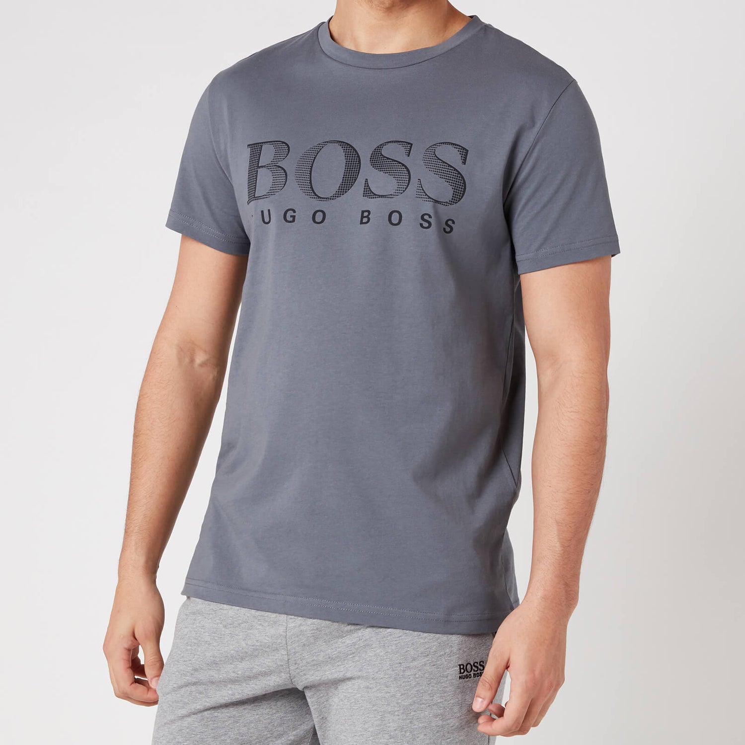 BOSS Swimwear Men's Rn T-Shirt - Open Grey