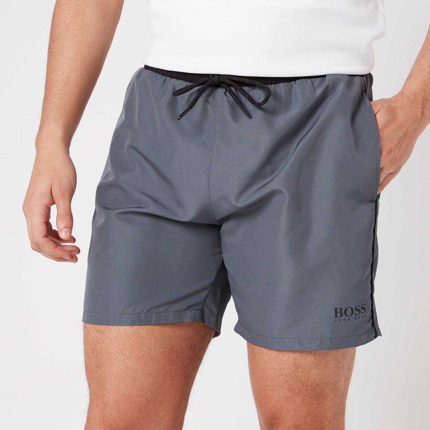 BOSS Swimwear Men's Starfish Swimshorts - Open Grey