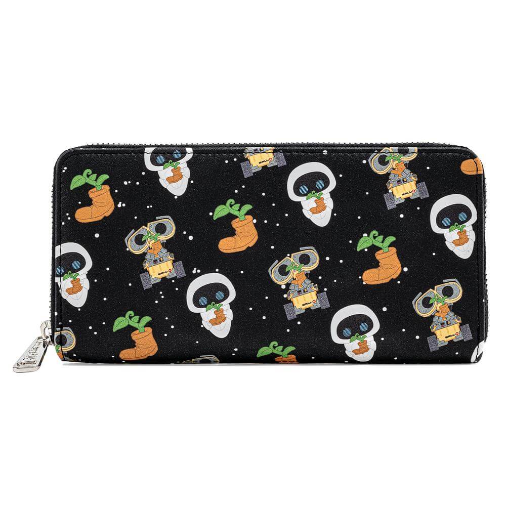Pop By Loungefly Pixar Earthday Wall-E AOP Zip Around Wallet