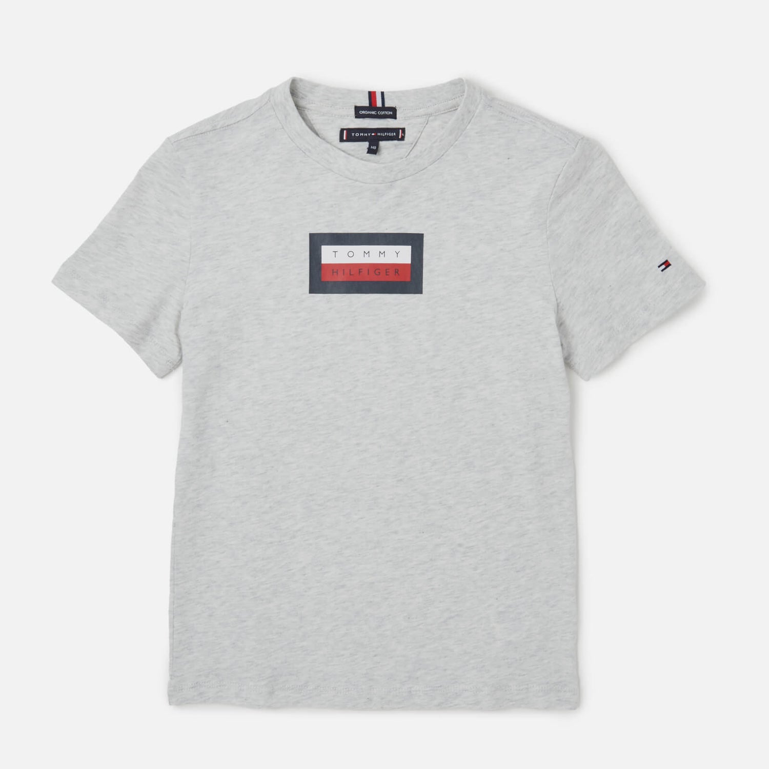 Tommy Hilfiger Boys' Hilfiger Graphic T-Shirt - Light Grey Heather