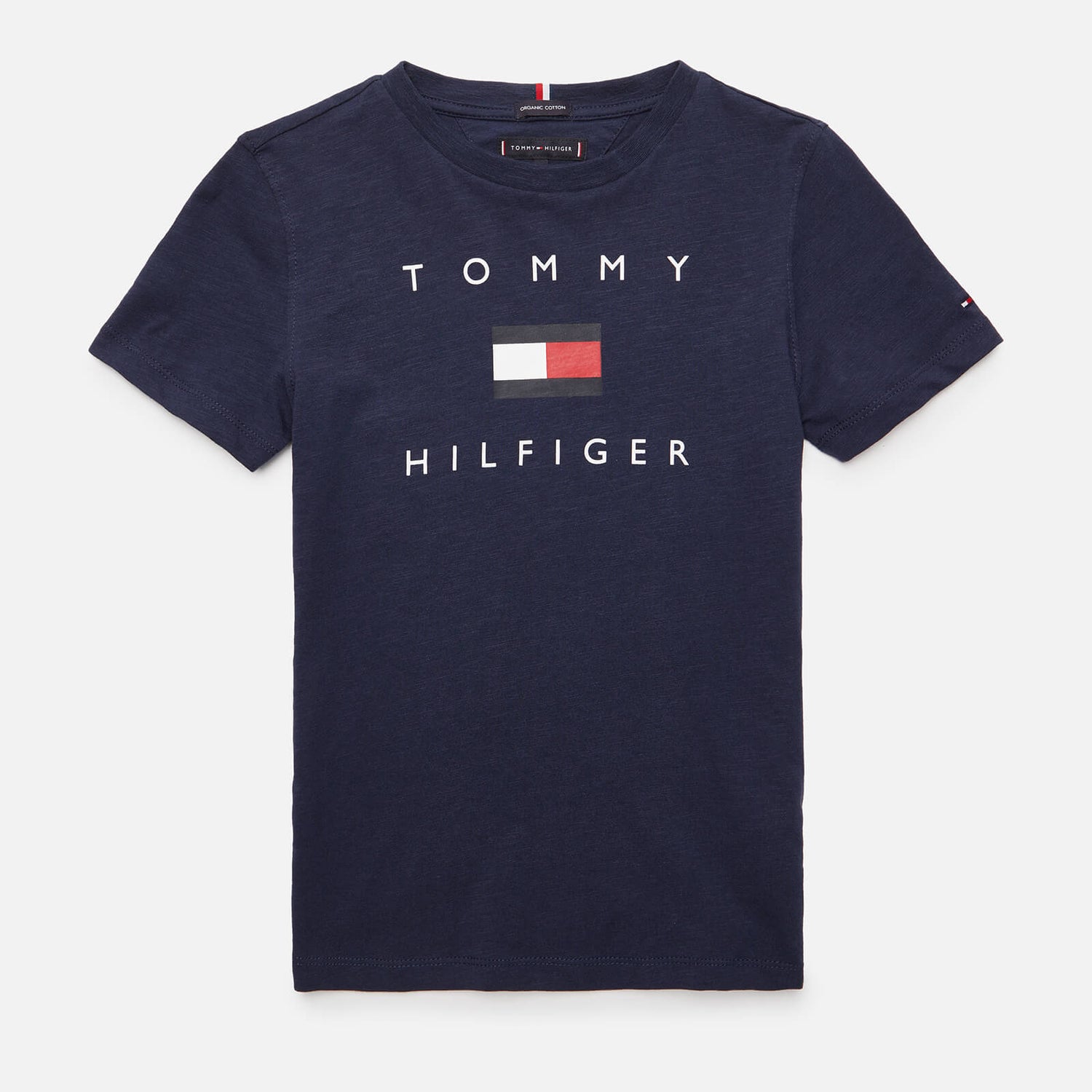 Tommy Hilfiger Boys' Hilfiger Logo T-Shirt - Navy
