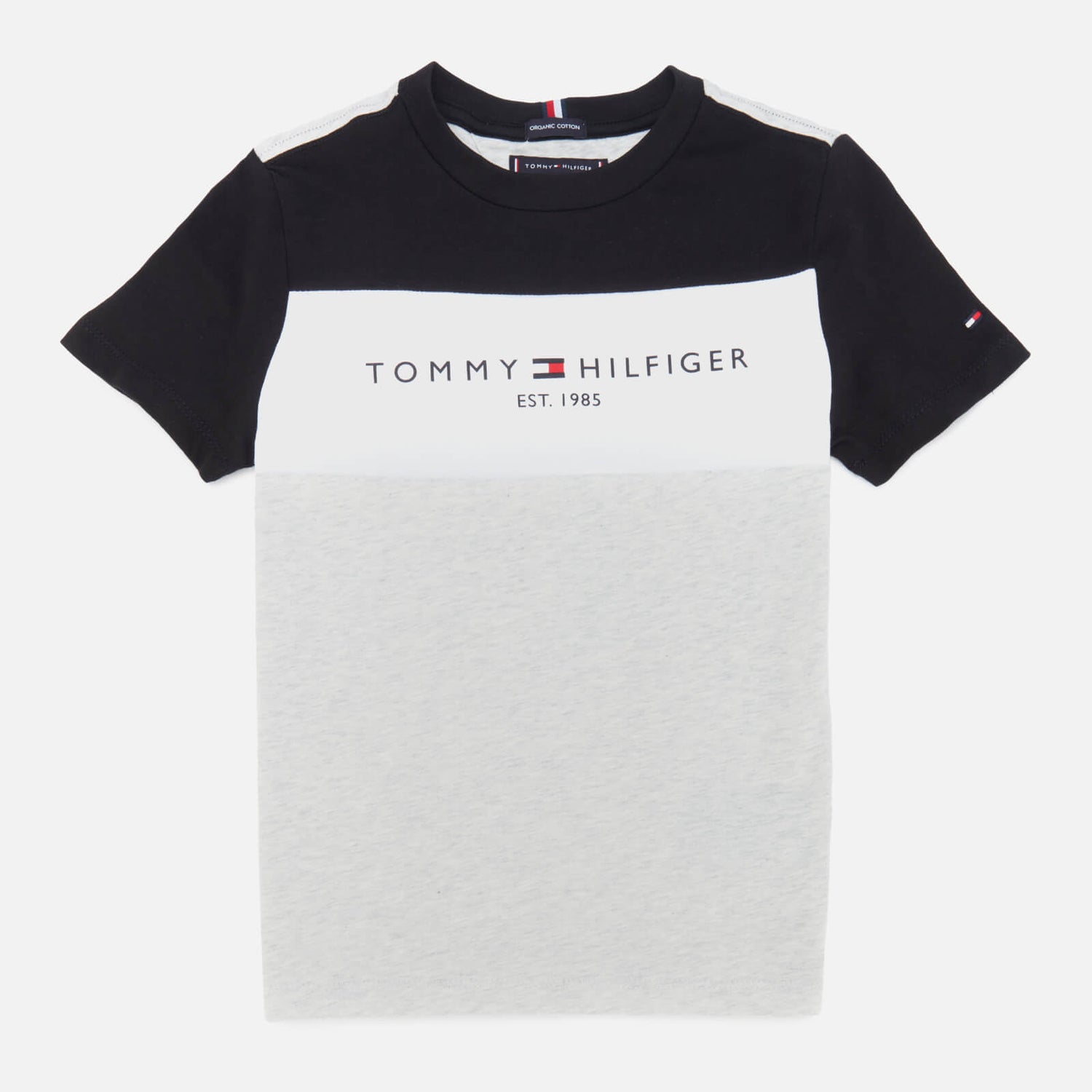 Tommy Hilfiger Boys' Essential Colorblock T-Shirt - Light Grey Heather