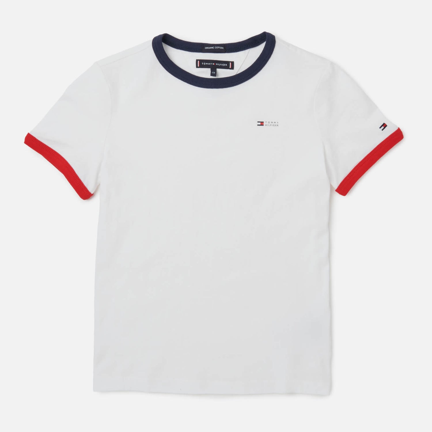Tommy Hilfiger Boys' Ringer T-Shirt - White