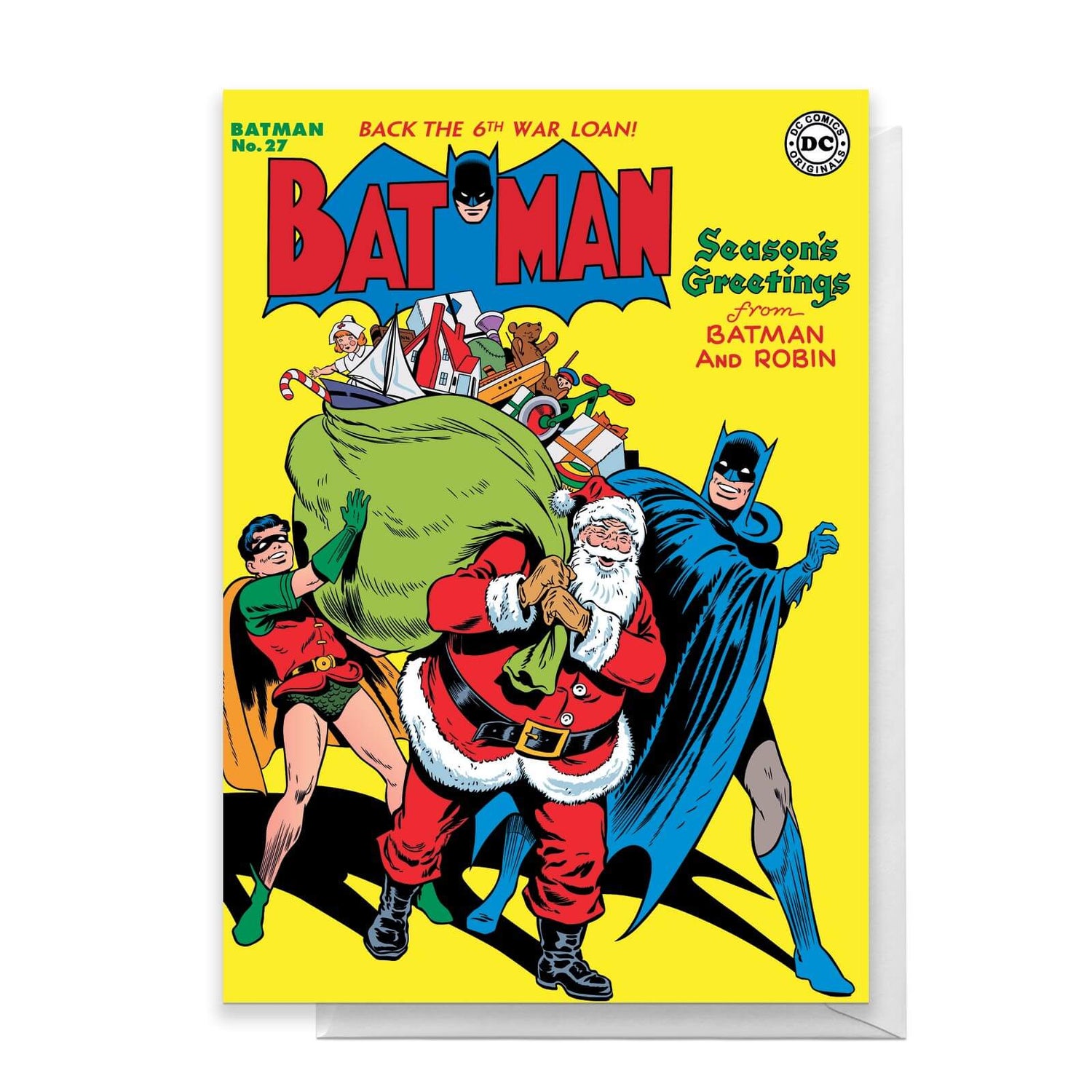 Batman Christmas Greetings Card Homeware - Zavvi US, image size:1500x1500