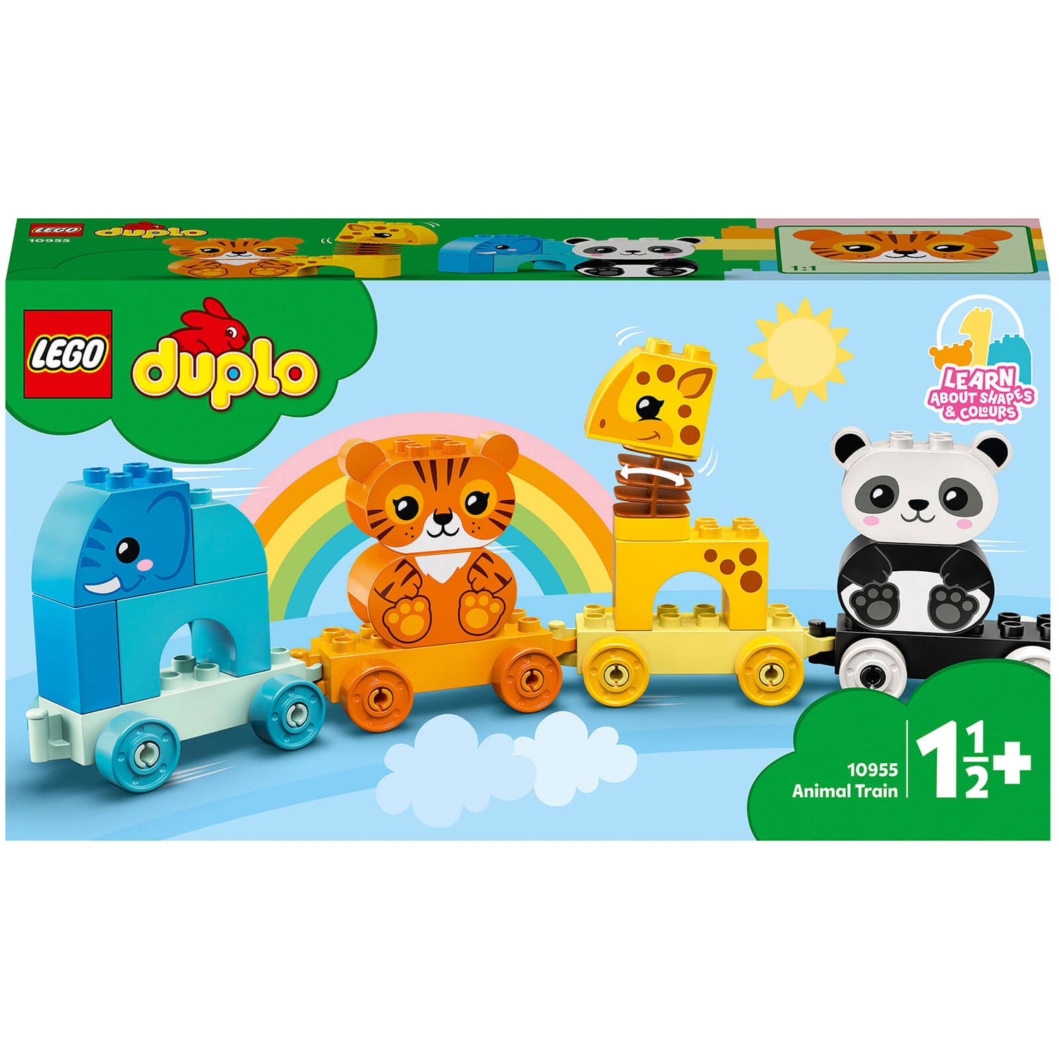 LEGO DUPLO My First: Animal Train Toy for Toddlers (10955)