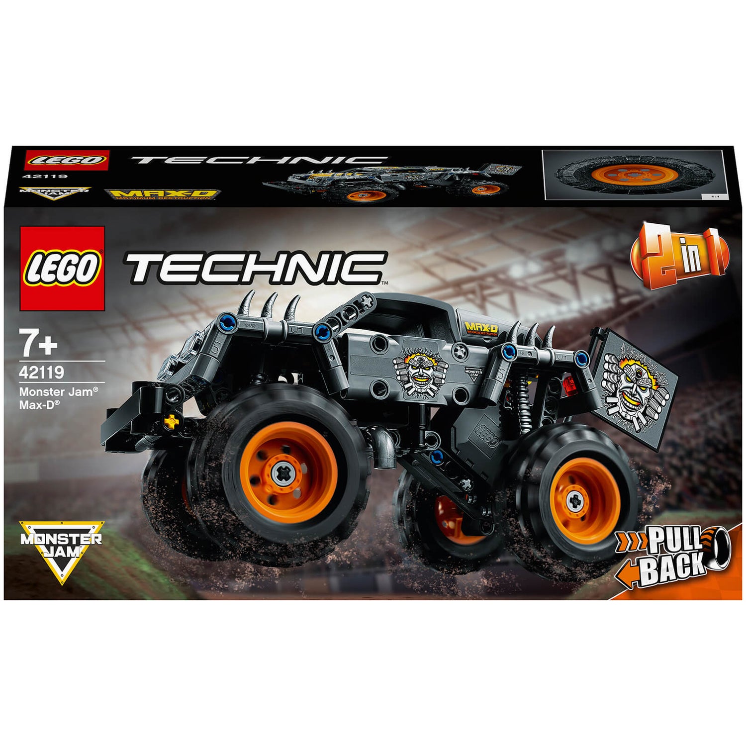 LEGO Technic : Camion Monster Jam Max-D 2 en 1 (42119)