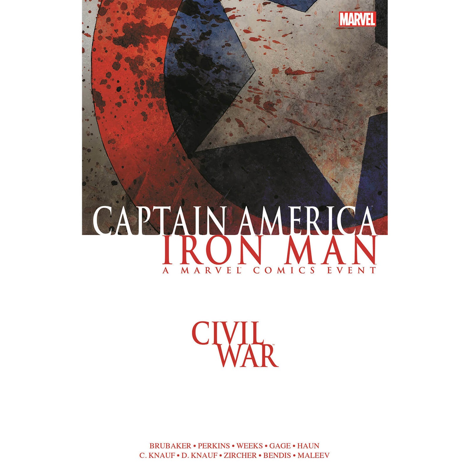 Marvel Civil War : Captain America/Iron Man Roman graphique Broché
