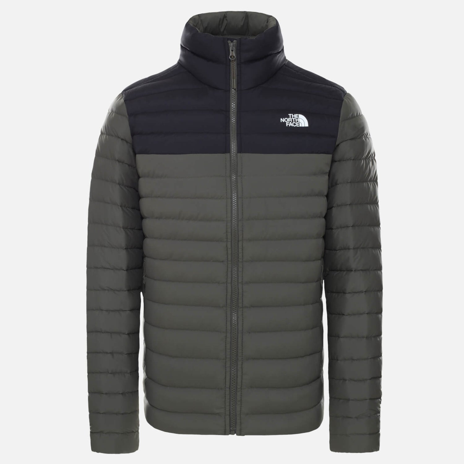 The North Face Men's Stretch Down Jacket - New Taupe Green/TNF Black