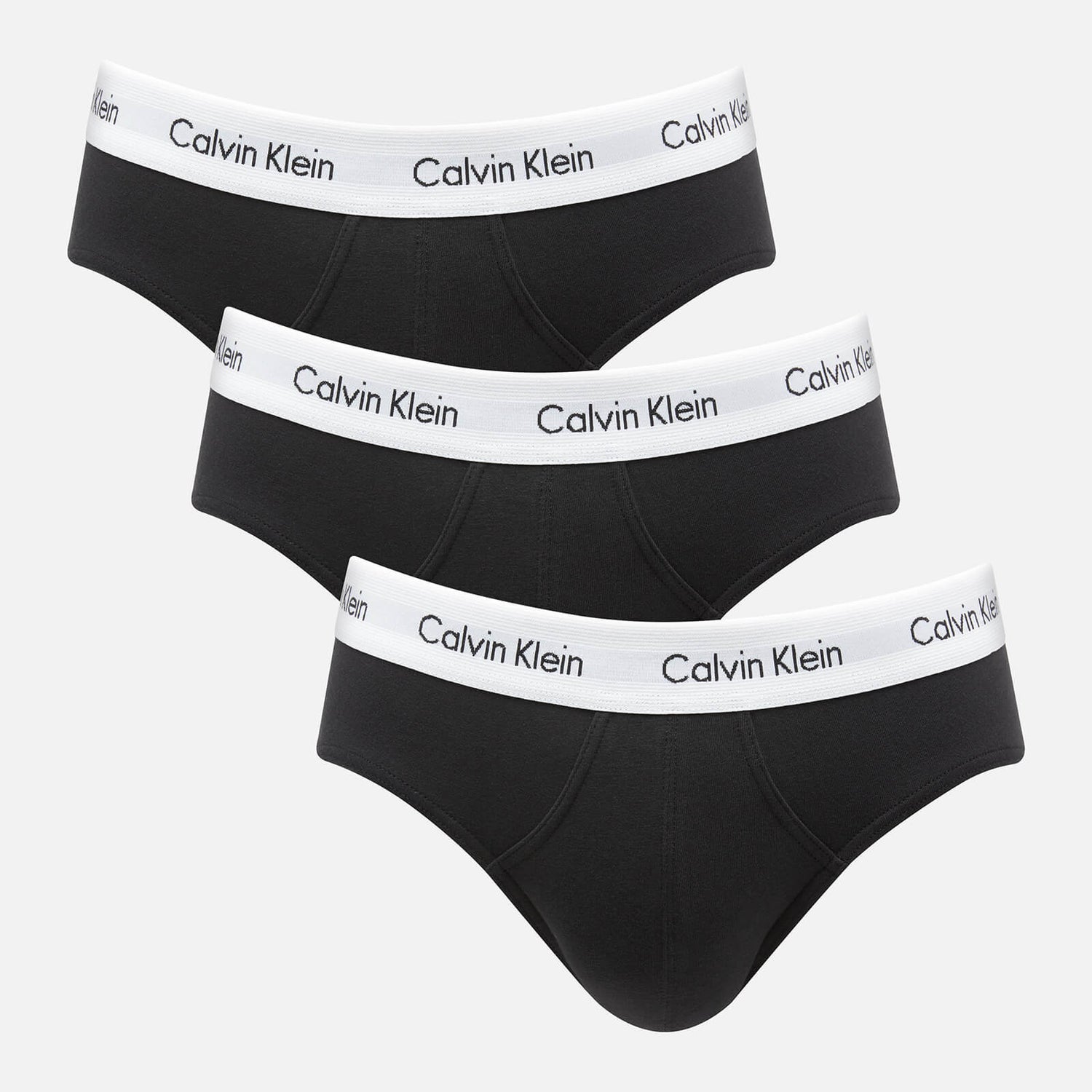 Calvin Klein Men's 3-Pack Briefs - Black - S