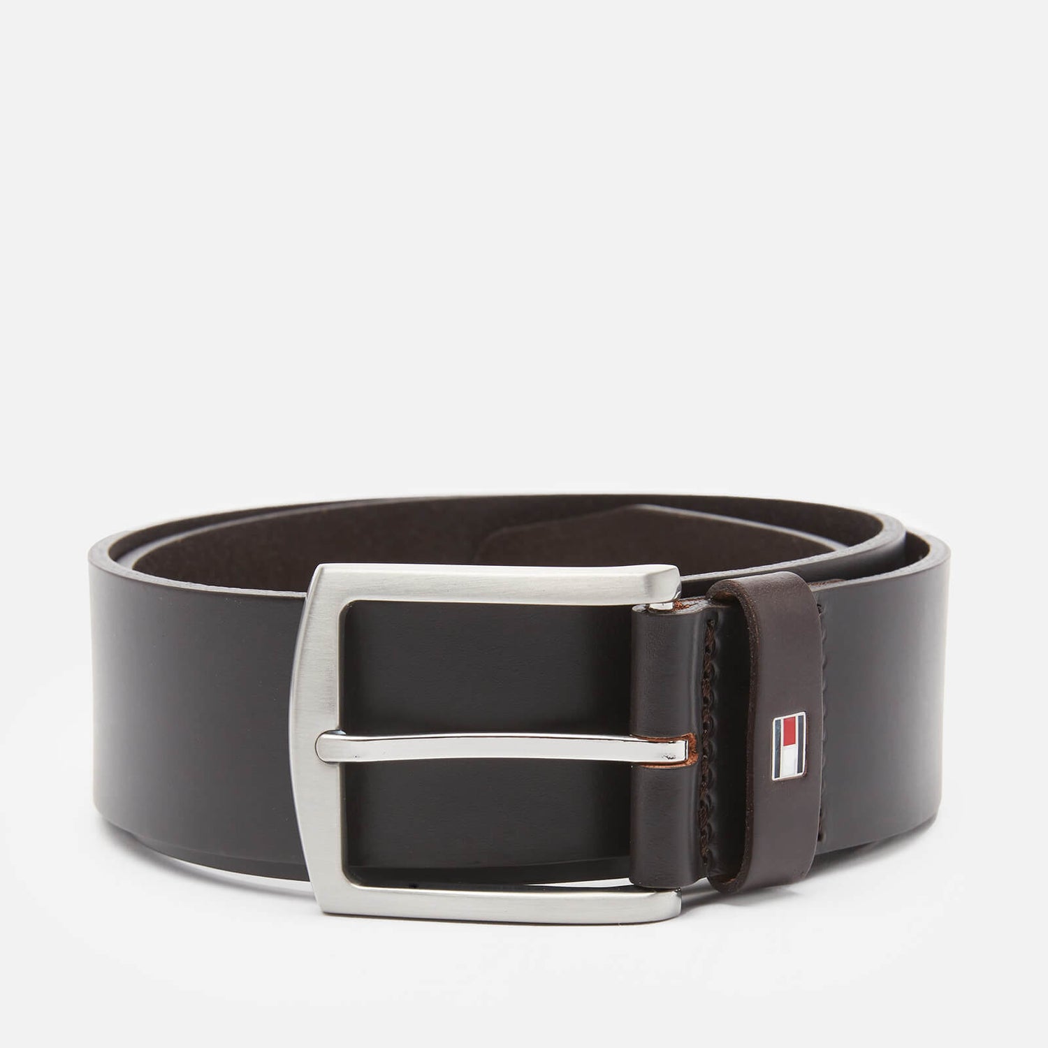 Tommy Hilfiger Men's New Denton 4.0 Leather Belt - Testa Di Moro