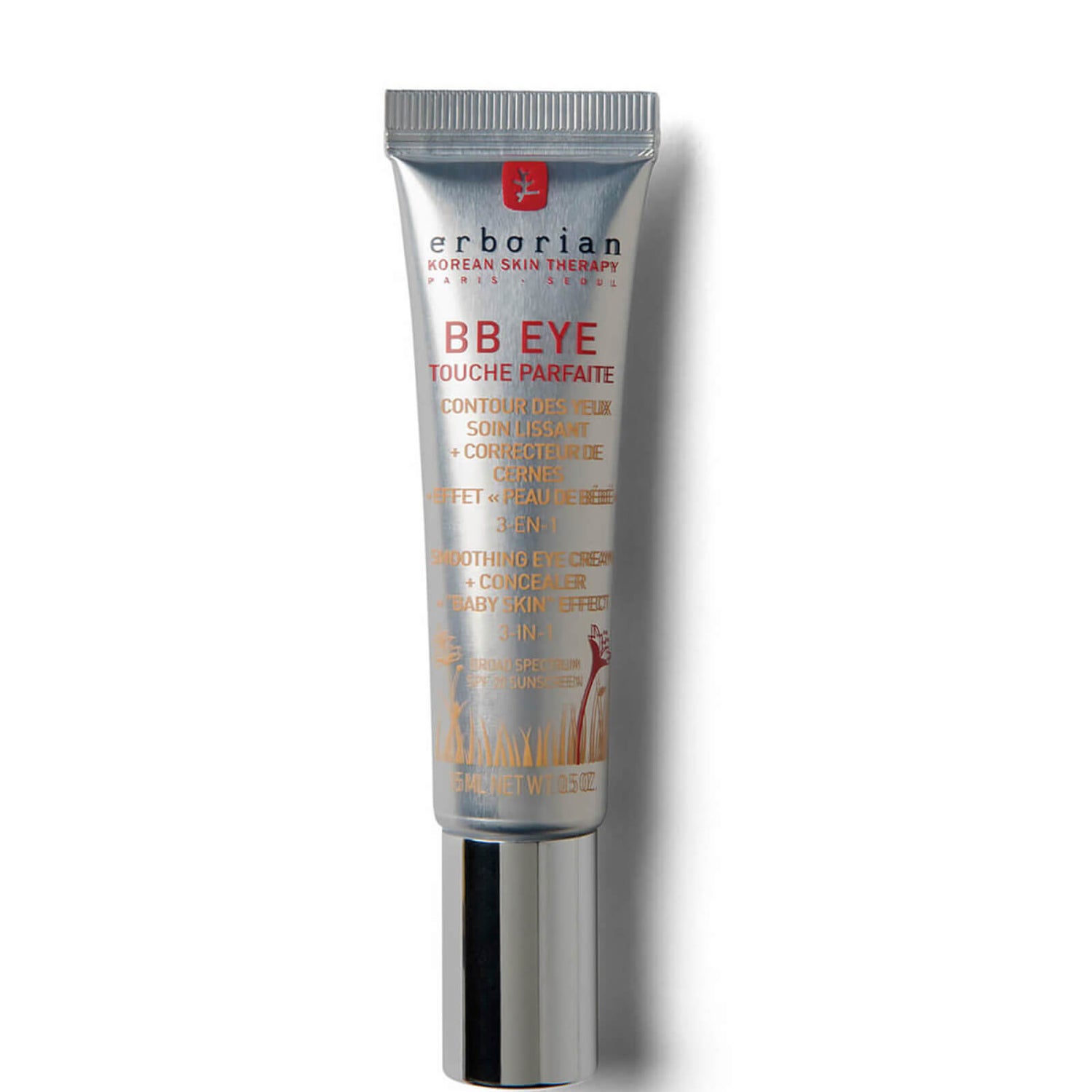 BB Eye Cream & Concealer 15ml - Crema idratante occhi 3 in 1, correttore anti-età ad alta coprenza con SPF20 (varie tonalità)