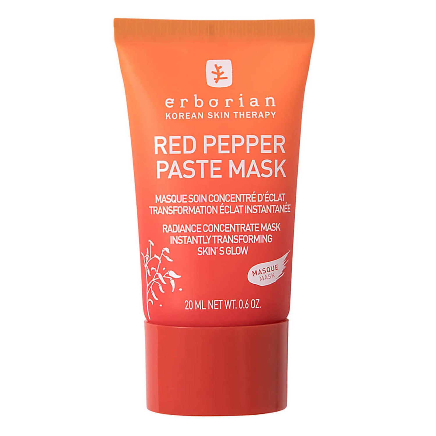 Red Pepper Paste Mask - 20 ml - Maschera rassodante viso