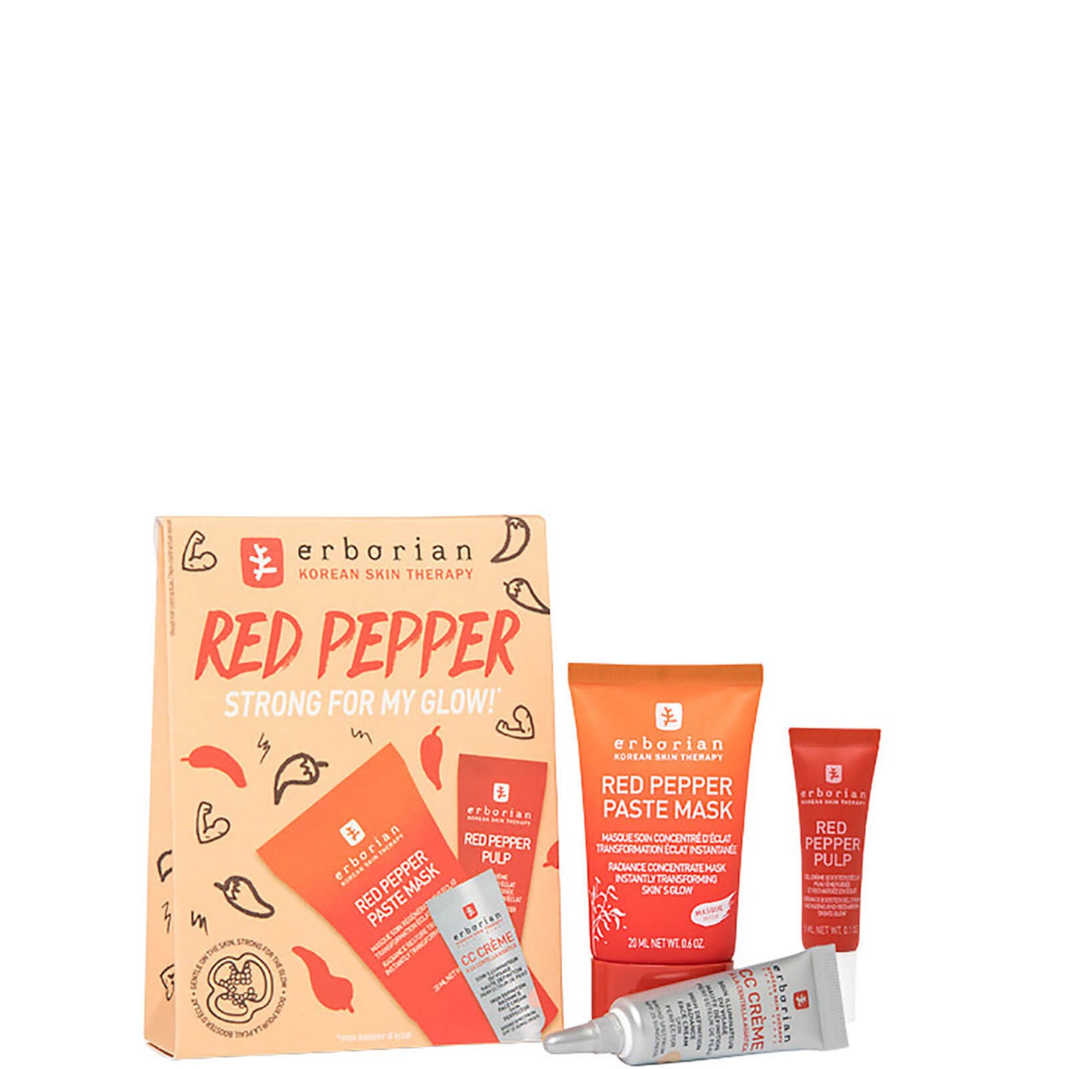 Red Pepper Kit - Trattamento viso stimolante