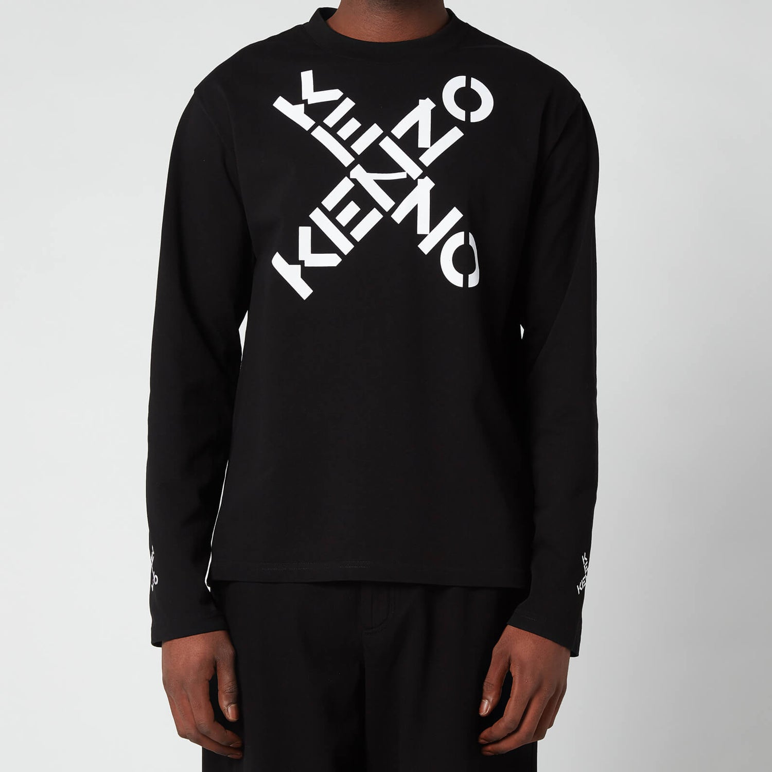 KENZO Men's Sport Long Sleeve T-Shirt - Black - S