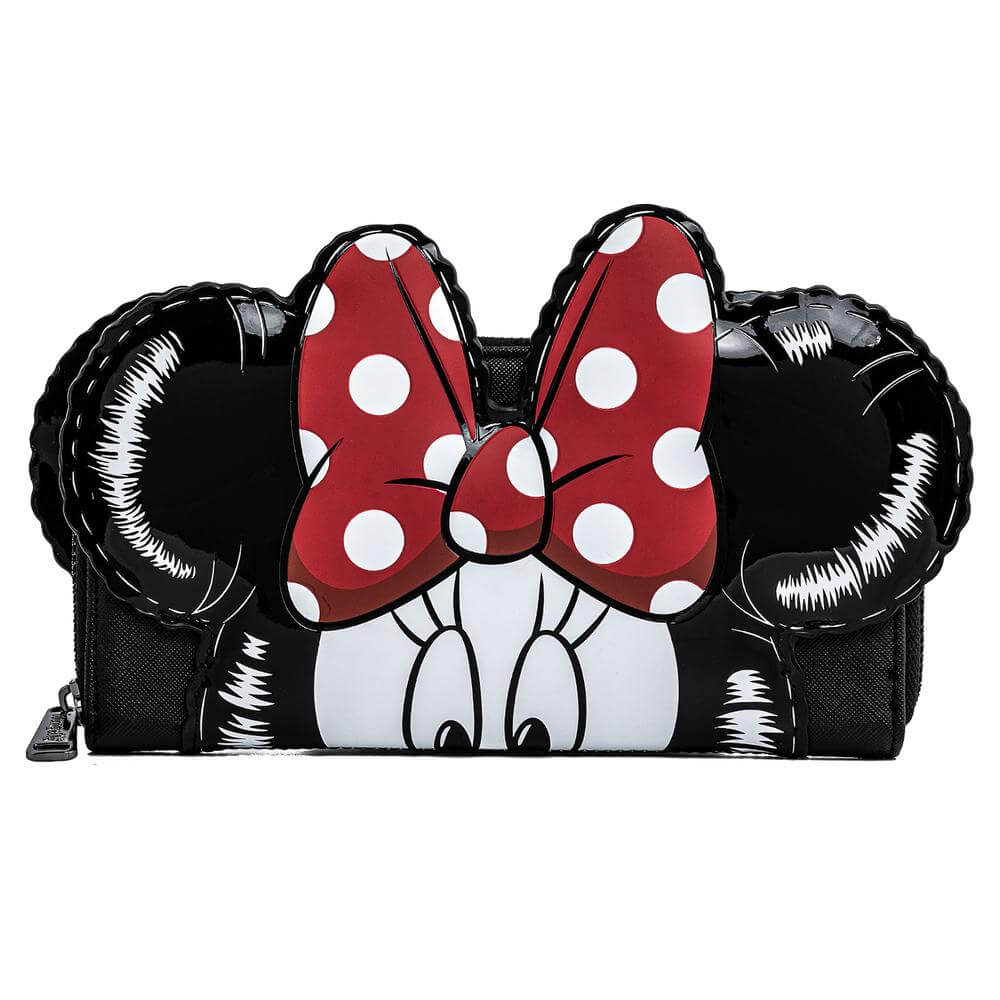 Loungefly Disney Mickey and Minnie Balloons Cosplay Zip Around Wallet