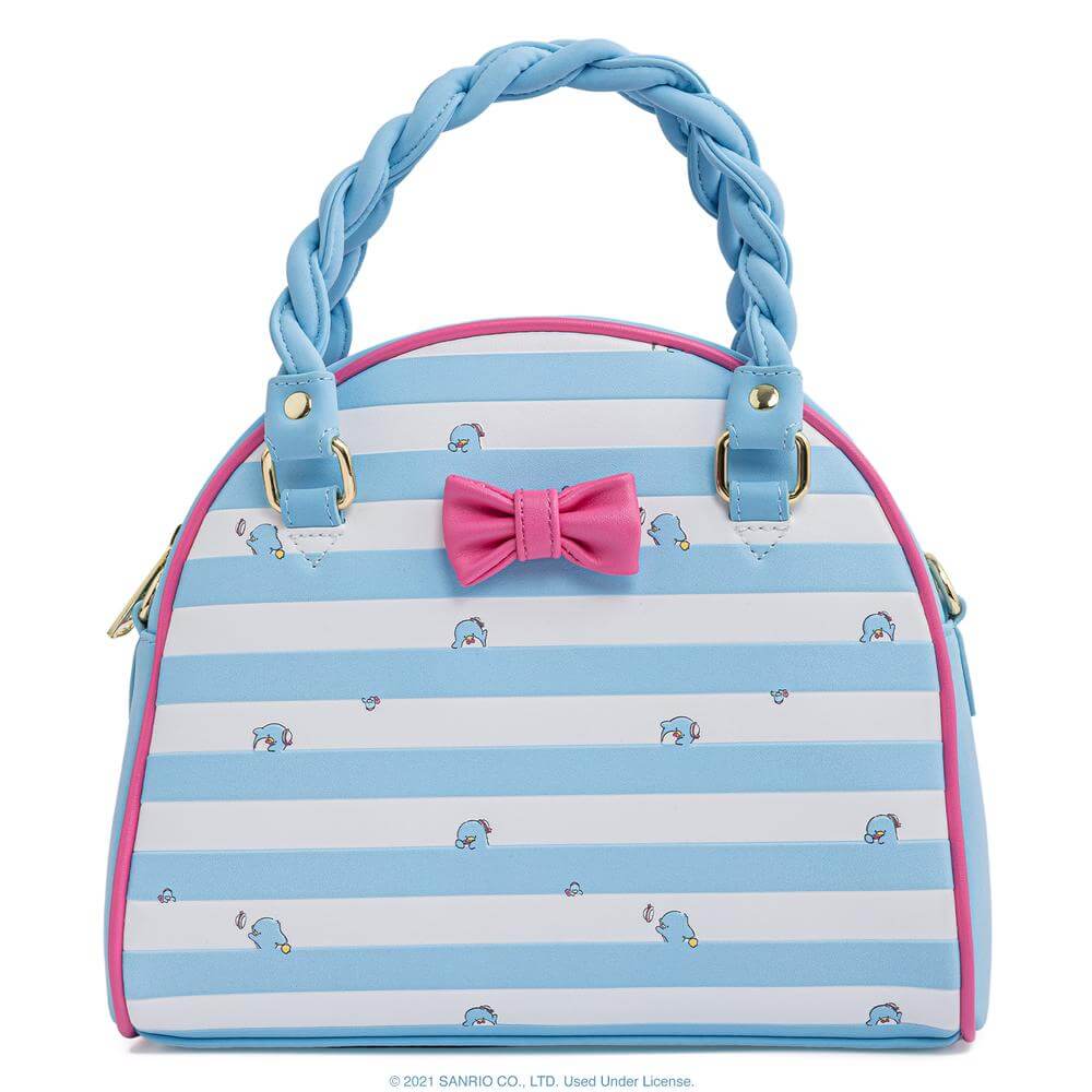 Loungefly Sanrio Tuxedo Sam Striped Crossbody Bag