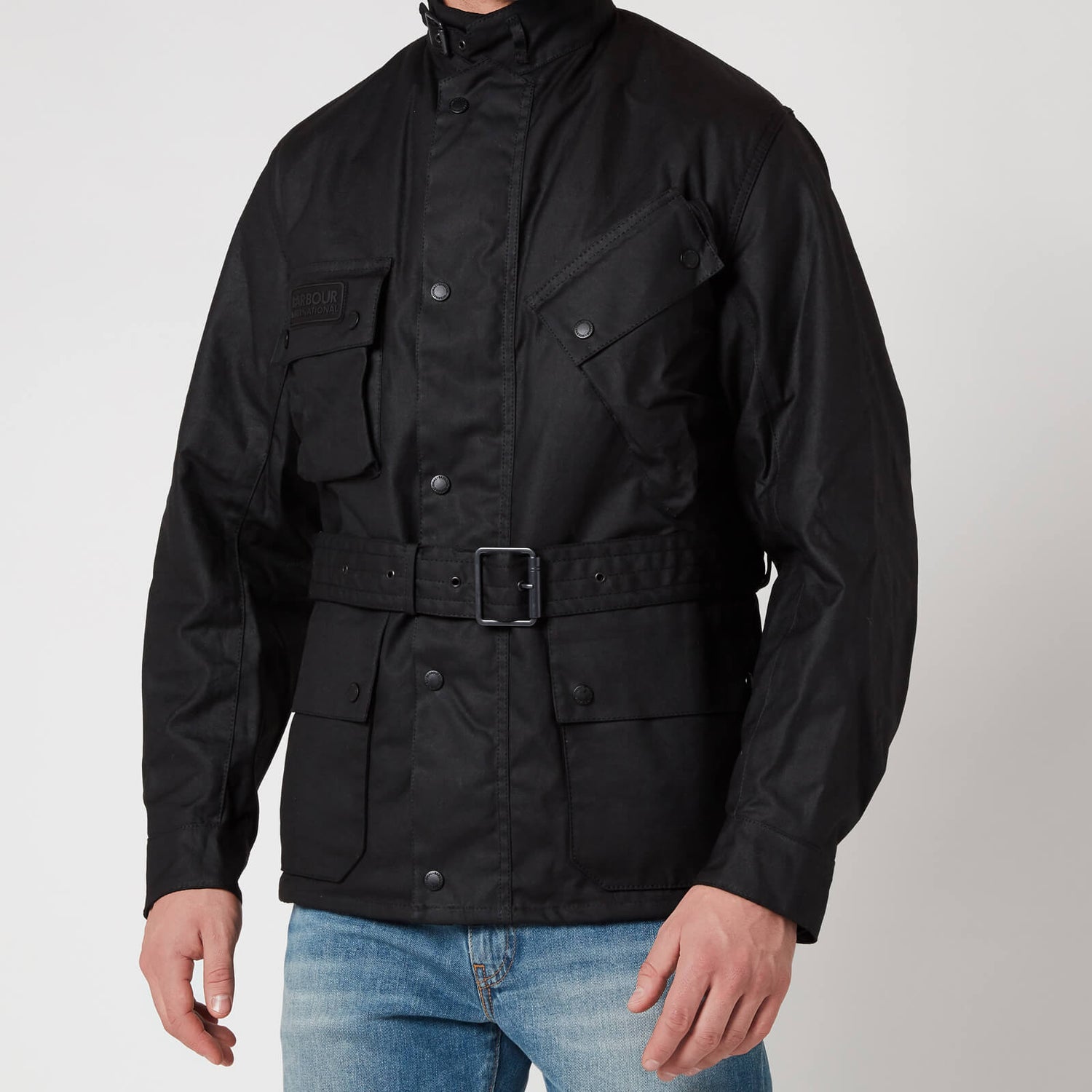 Barbour International Men's Winter Wax Jacket - Black