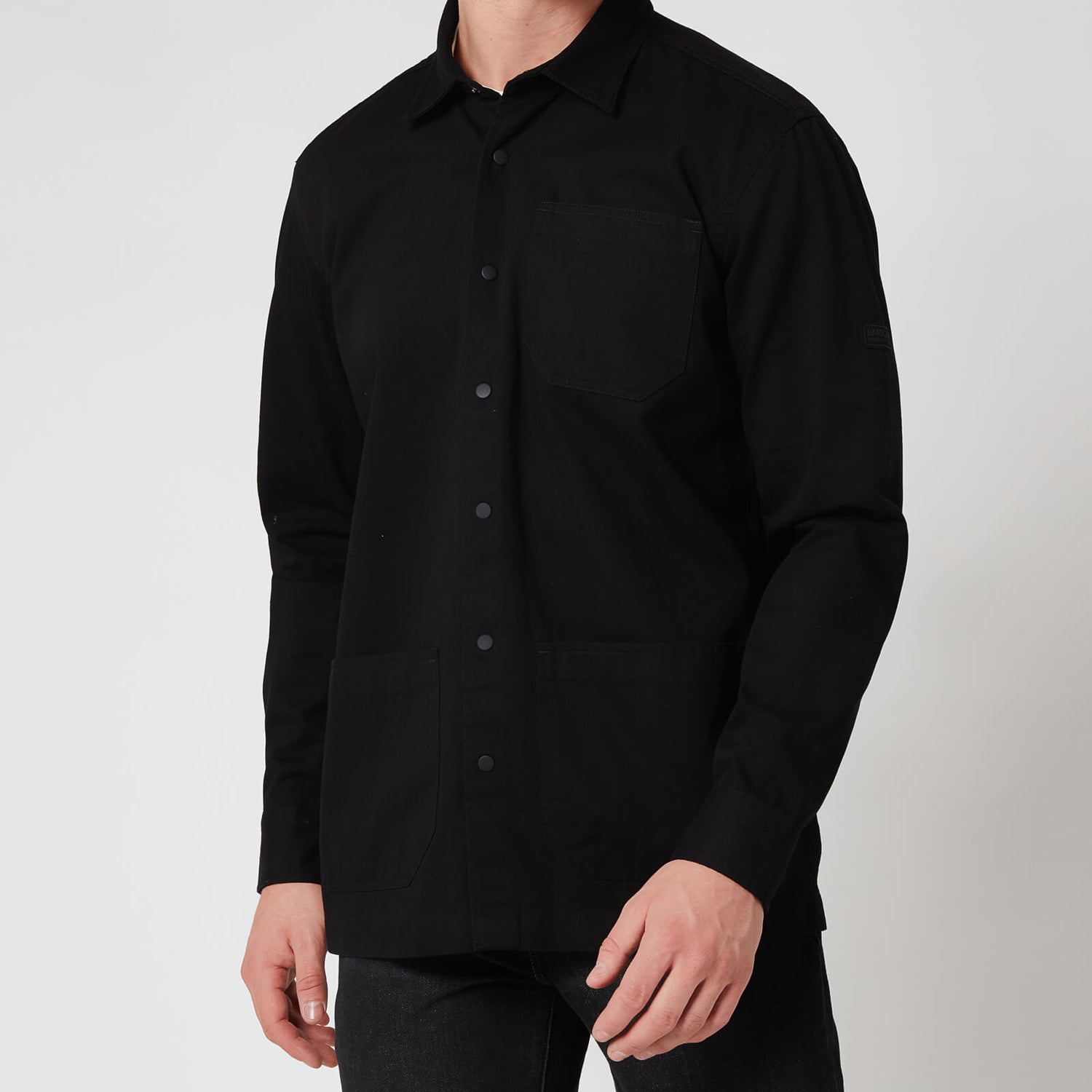 Barbour International Men's Patch Overshirt - Black