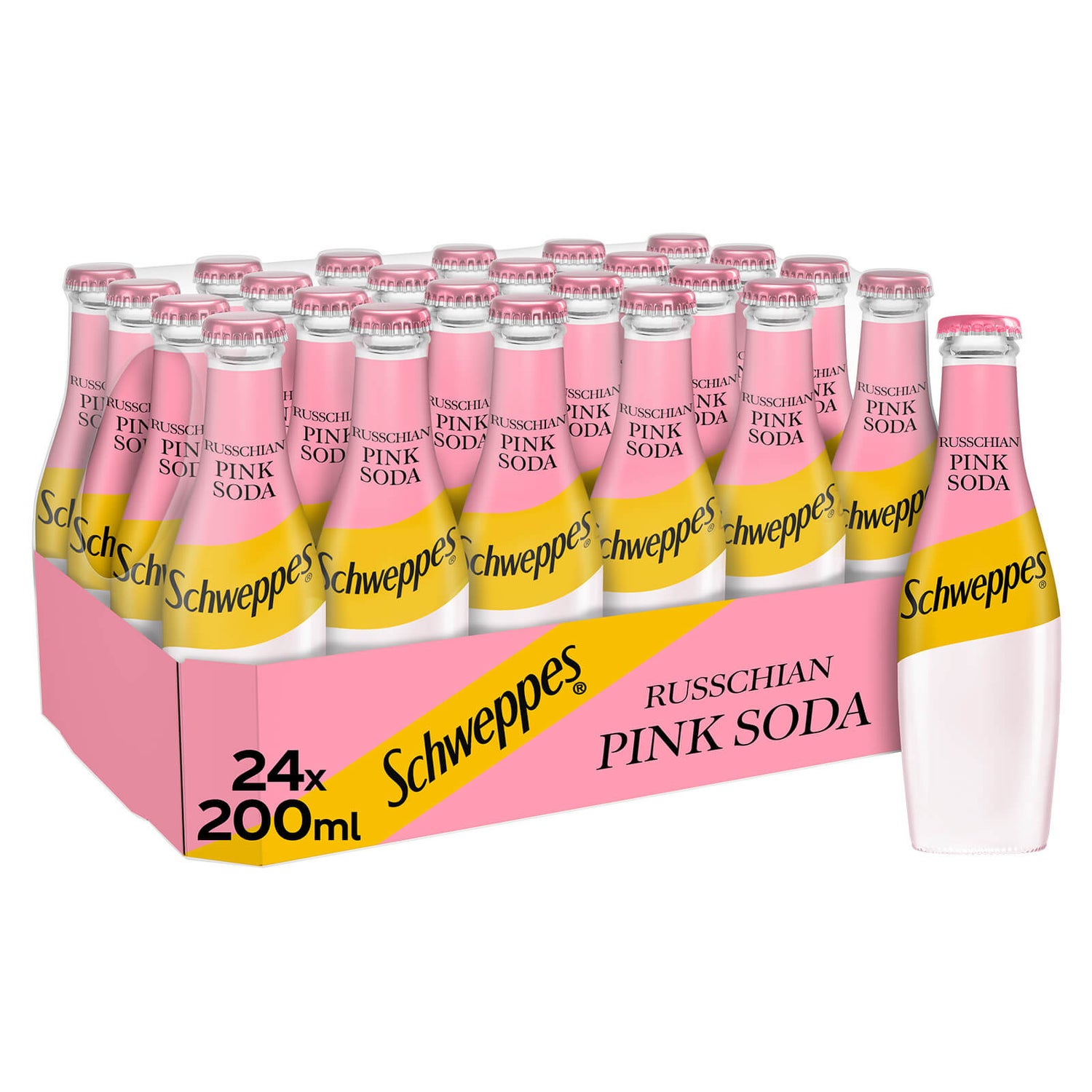 Schweppes Russchian Pink Soda 24 x 200ml