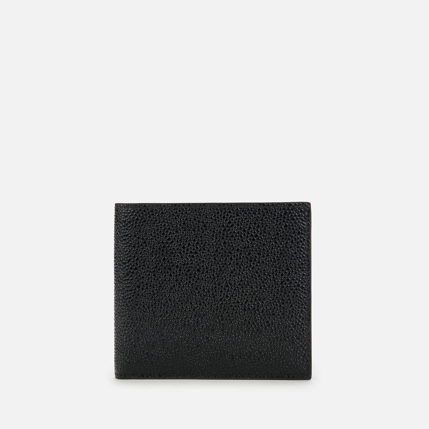 Thom Browne Men's Billfold Wallet In Pebble Grain - Black